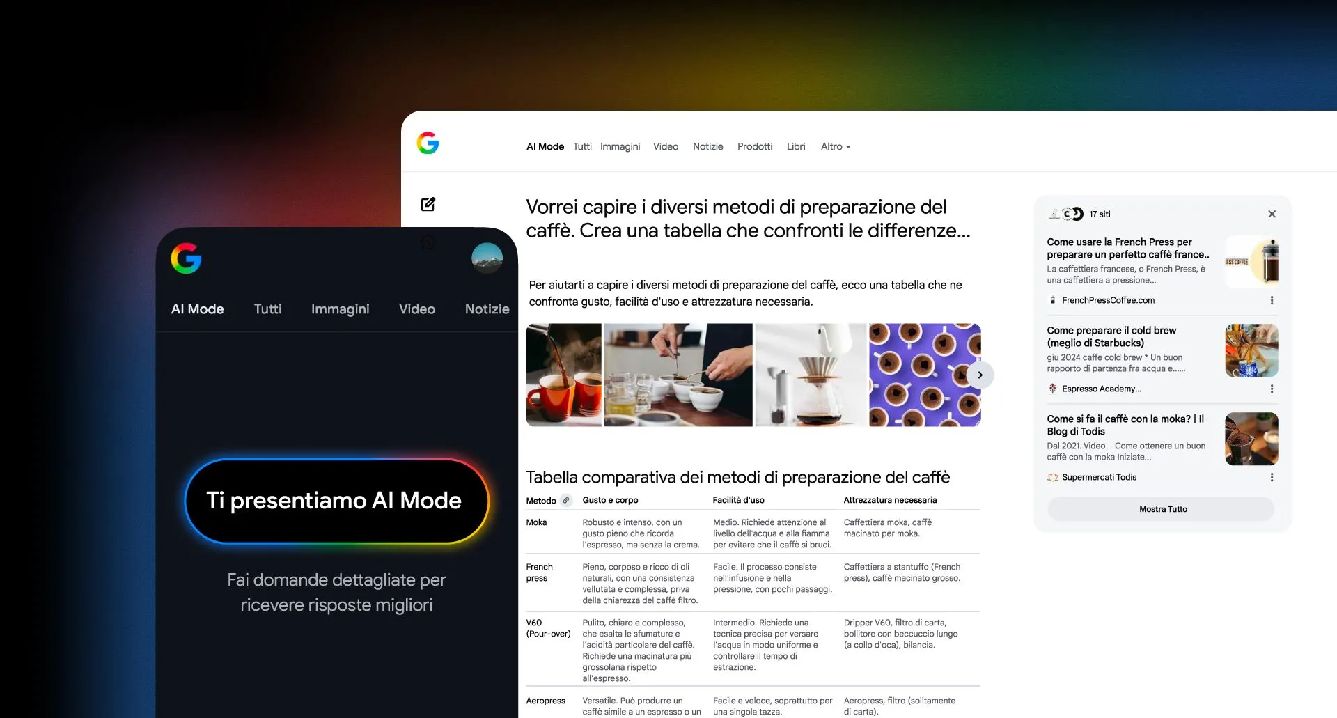 Google lancia AI Mode in Italia: la ricerca diventa più intuitiva