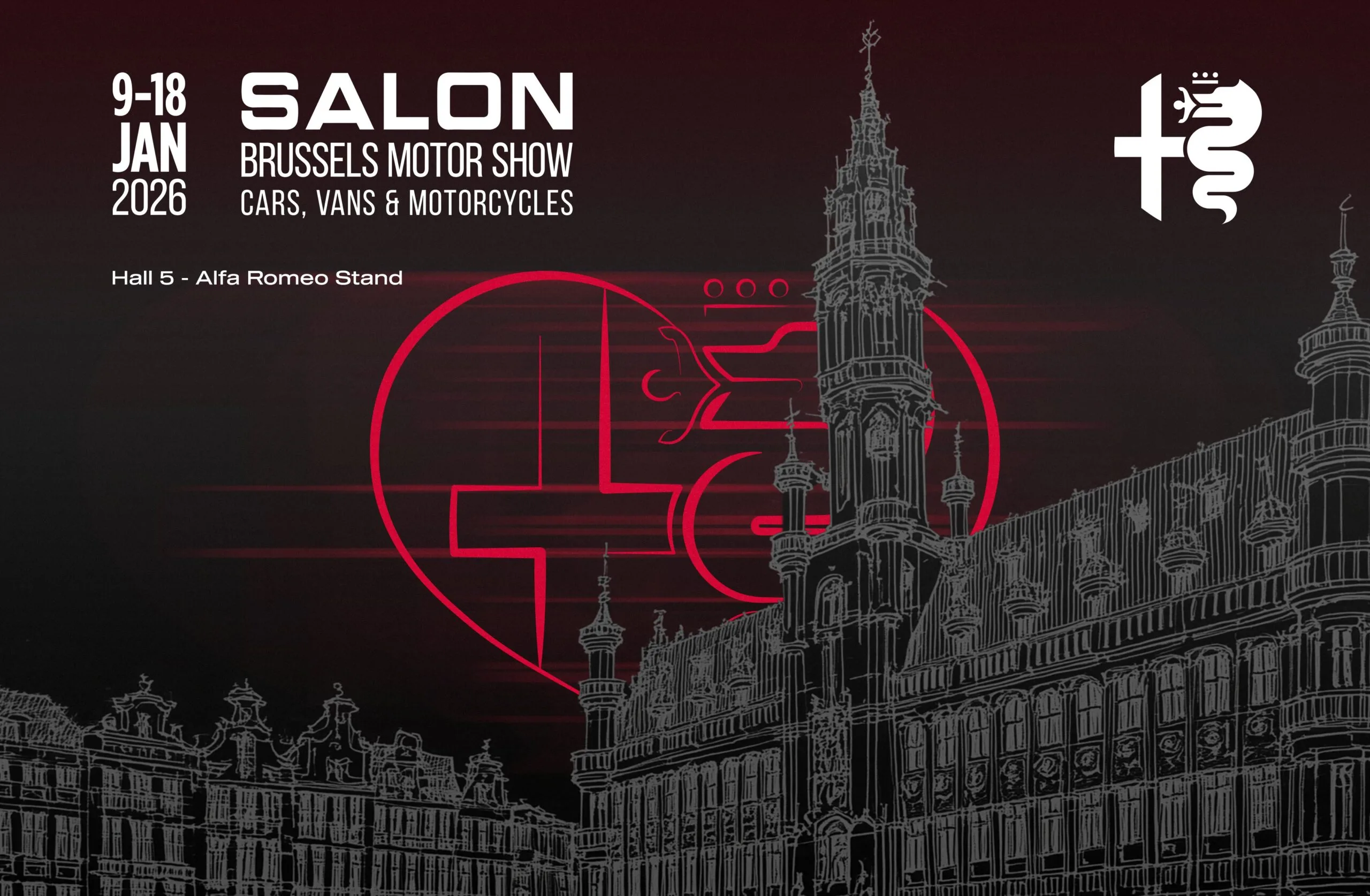 Alfa Romeo inaugura il 2026 al Bruxelles Motor Show con un’anteprima esclusiva