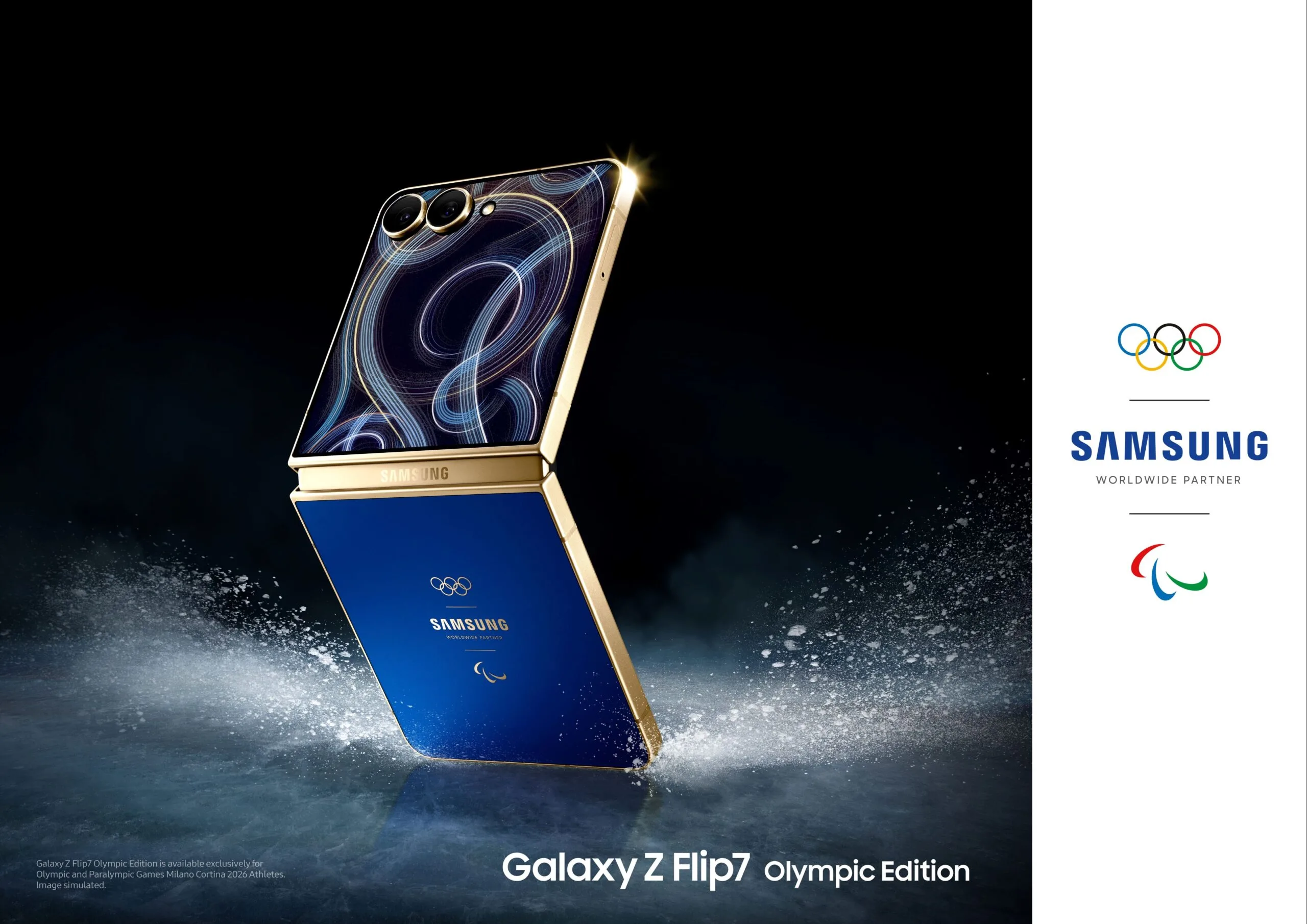 Samsung presenta Galaxy Z Flip7 Olympic Edition: tecnologia e stile per gli atleti di Milano Cortina 2026