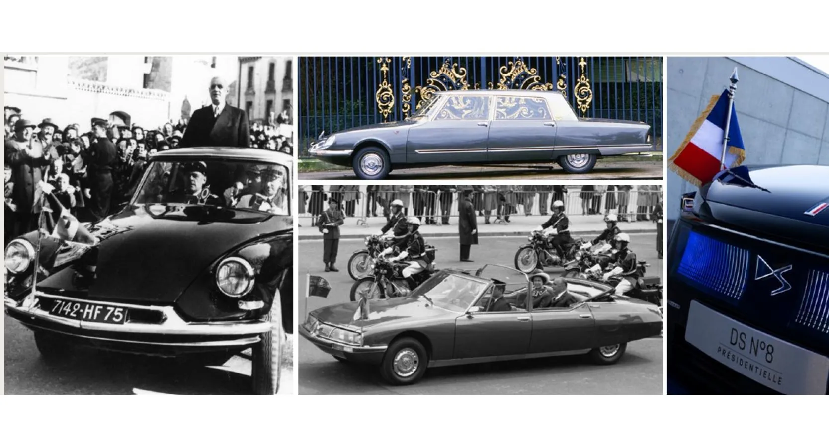DS Automobiles celebra la storia presidenziale alla 50ª edizione di Retromobile