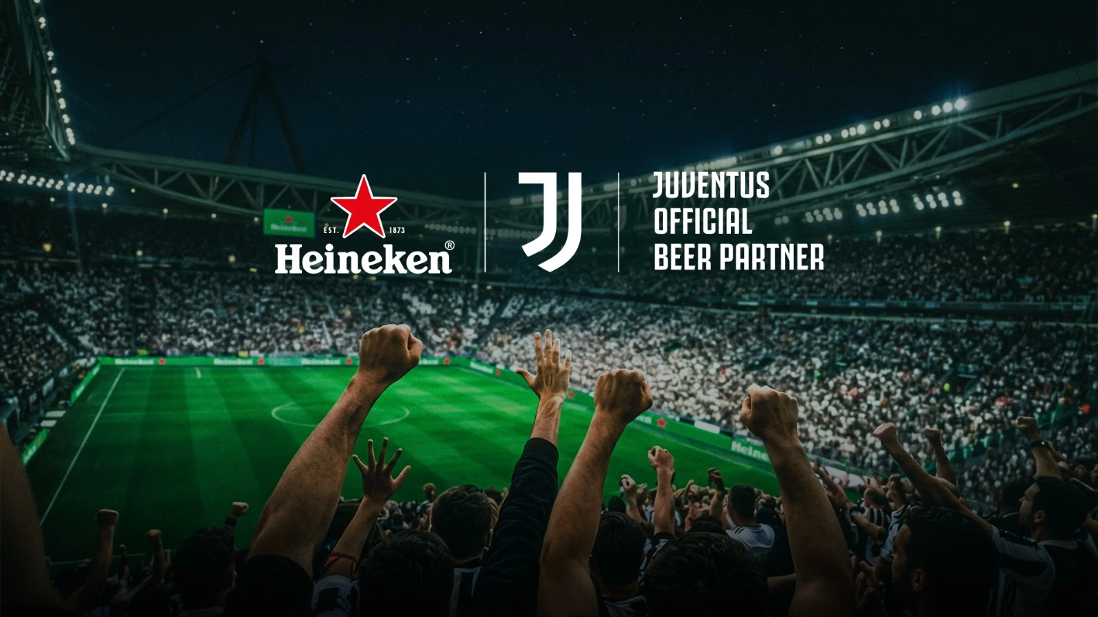 Heineken e Juventus annunciano una partnership pluriennale: nuova Official Beer Partner all’Allianz Stadium