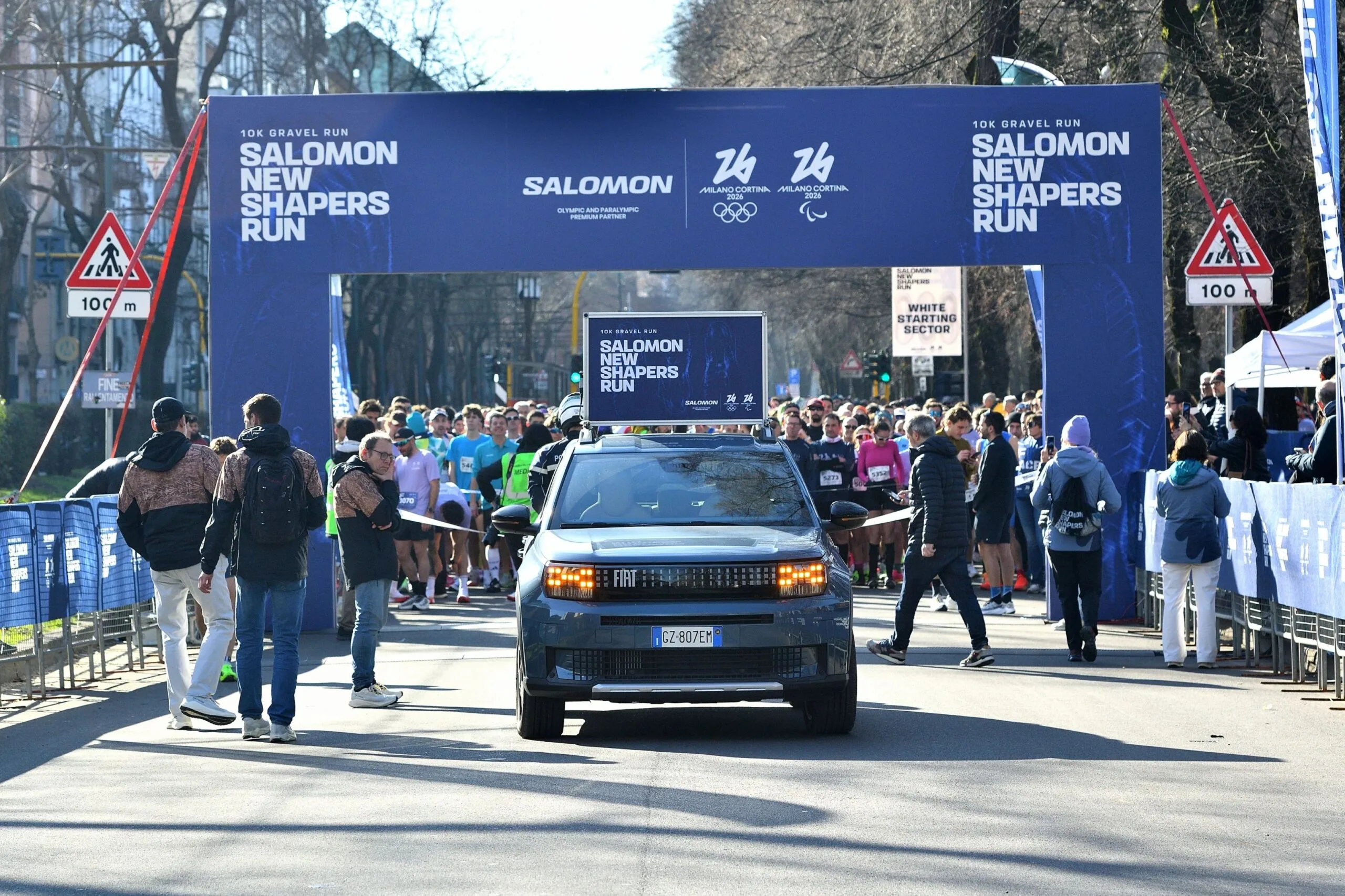 La Fiat Grande Panda protagonista alla Salomon New Shapers Run 2026