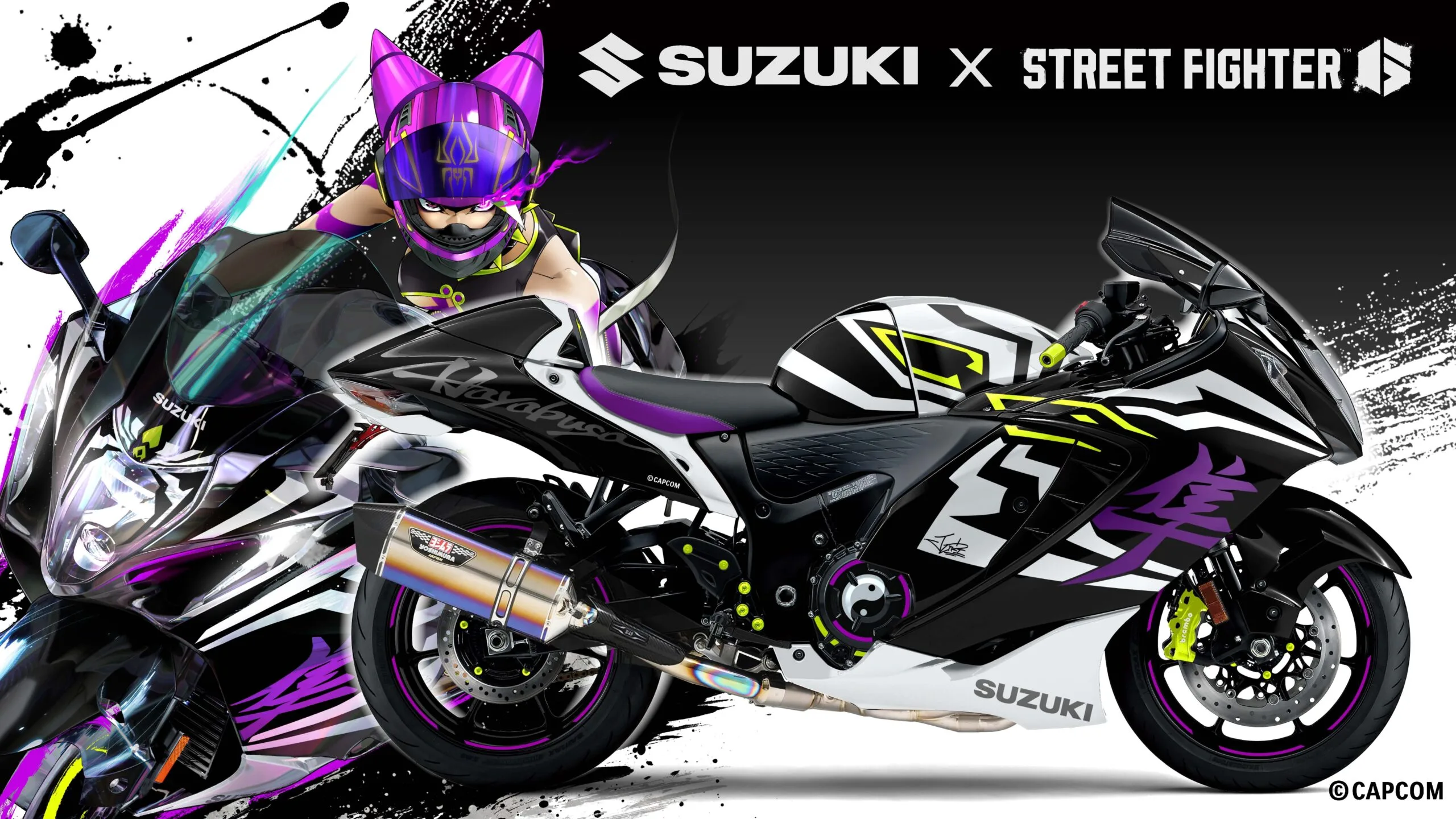 Suzuki presenta la Hayabusa “Tuned by Juri”: la supersportiva ispirata a Street Fighter 6