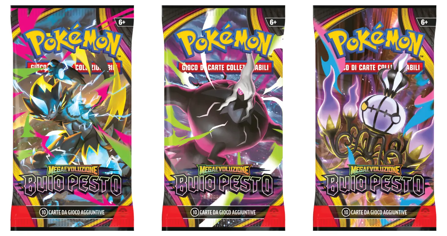 Pokémon GCC: arriva l'espansione Megaevoluzione - Buio Pesto con i Mega Pokémon