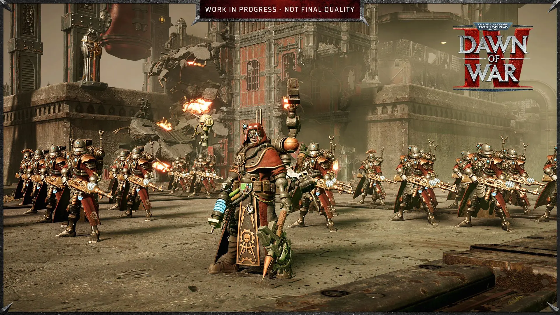Dawn of War IV: l'Adeptus Mechanicus protagonista della nuova sequenza CGI