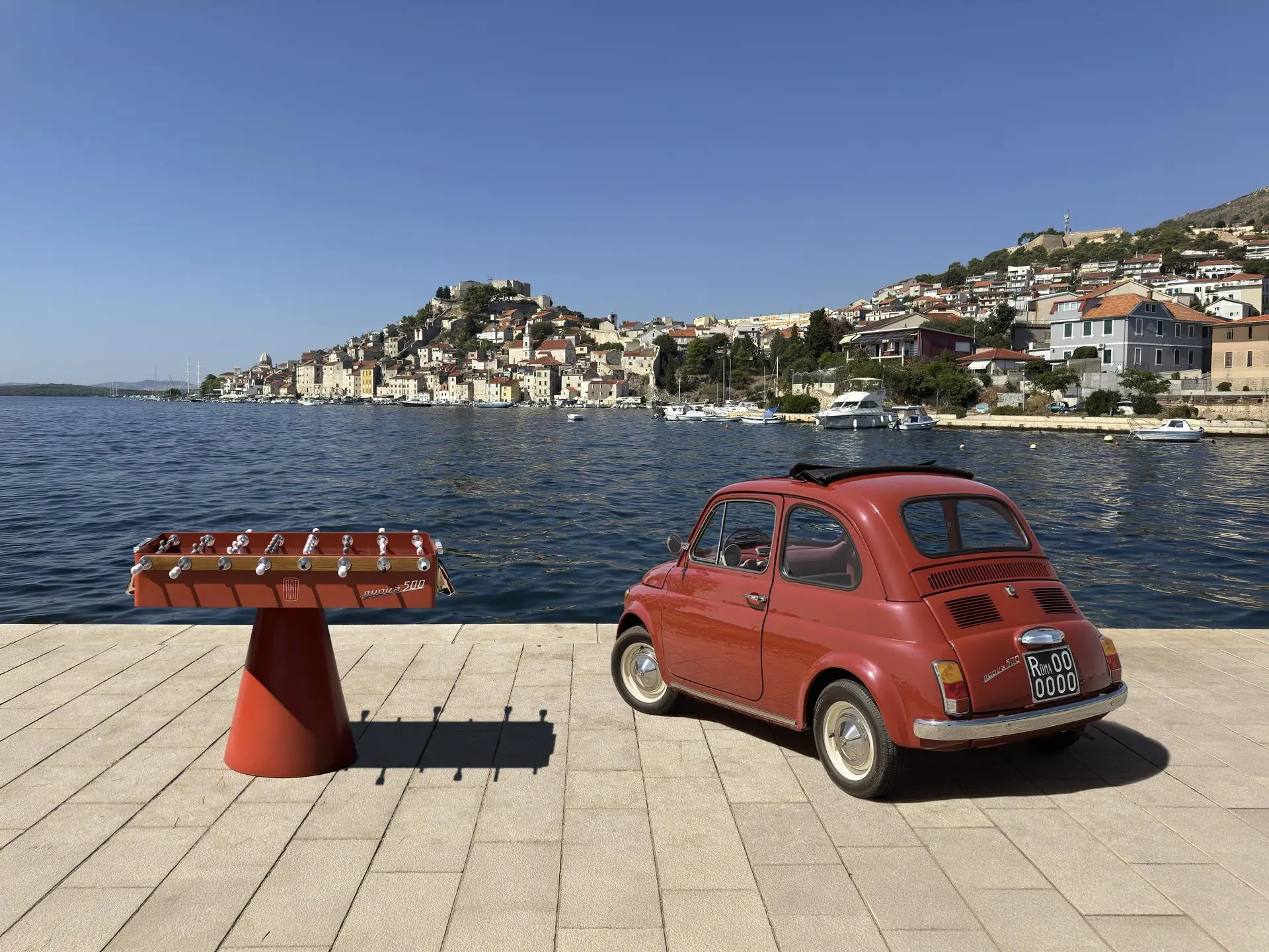 FAS Pendezza per Fiat 500: il calciobalilla diventa icona di design italiano