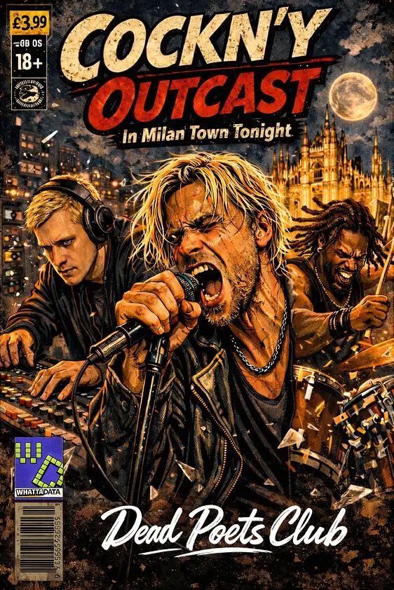 Arriva il fotoromanzo IA: Cockn'y Outcast e la notte musicale a Milano