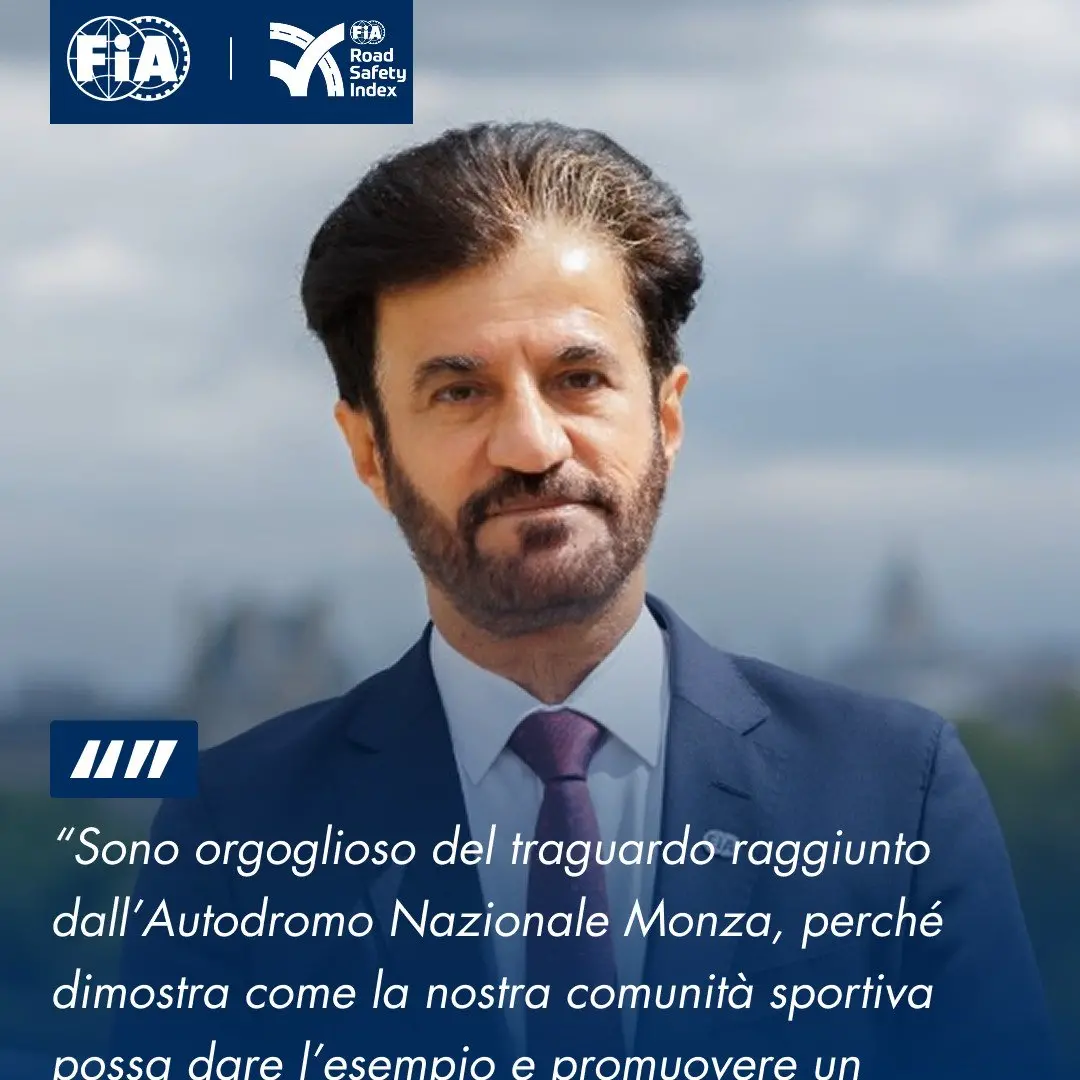 Monza ottiene le 3 stelle FIA Road Safety Index: primo circuito italiano a conquistarlo