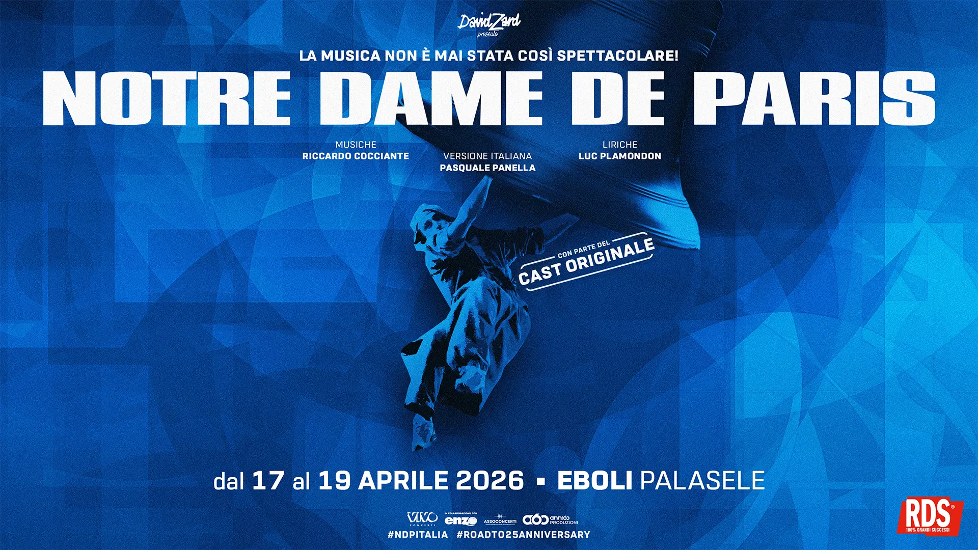 Notre Dame de Paris torna al PalaSele di Eboli per il tour che festeggia i 25 anni