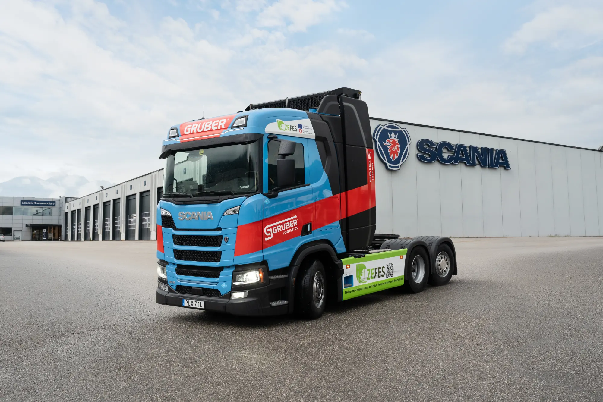 Scania 40R FCEV, il primo camion a idrogeno sulle strade italiane