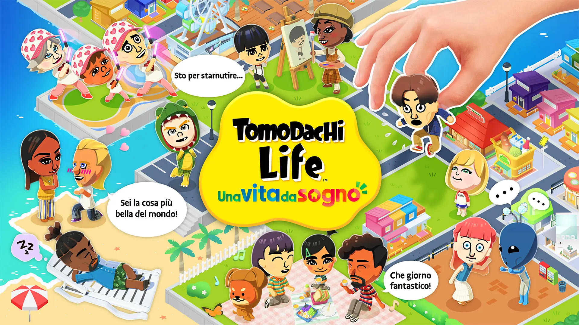 Tomodachi Life: Una vita da sogno arriva oggi su Nintendo Switch e Switch 2