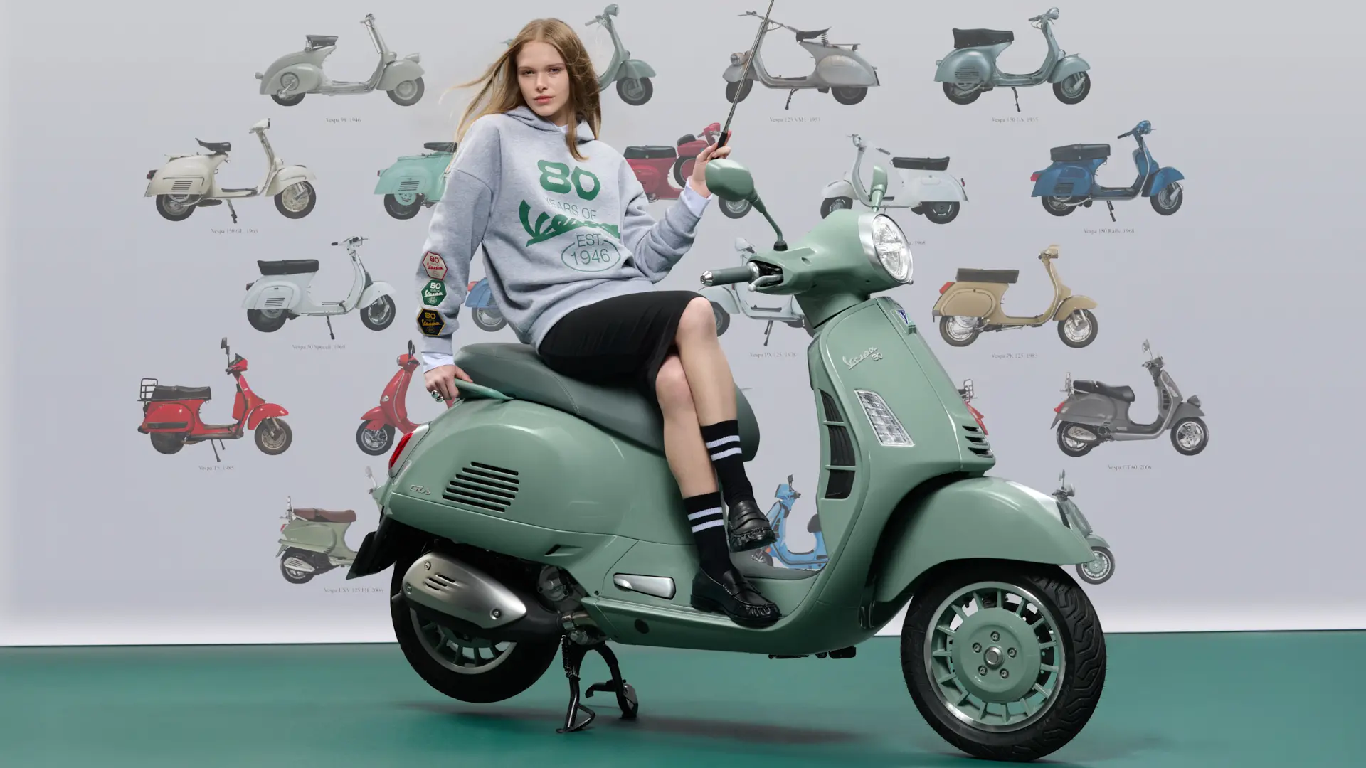 Vespa celebra 80 anni con una serie speciale nelle concessionarie