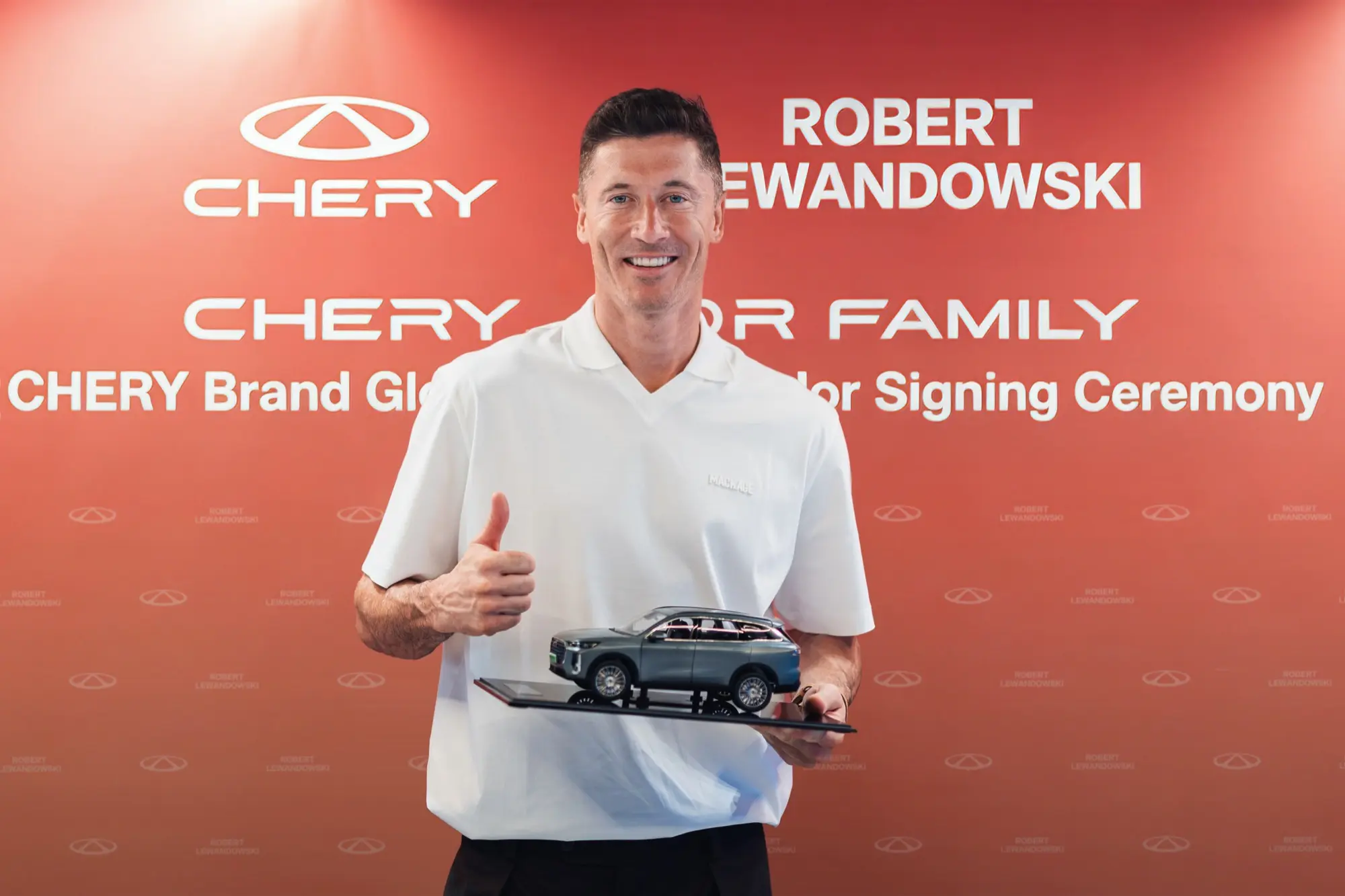Robert Lewandowski nuovo Global Brand Ambassador di Chery