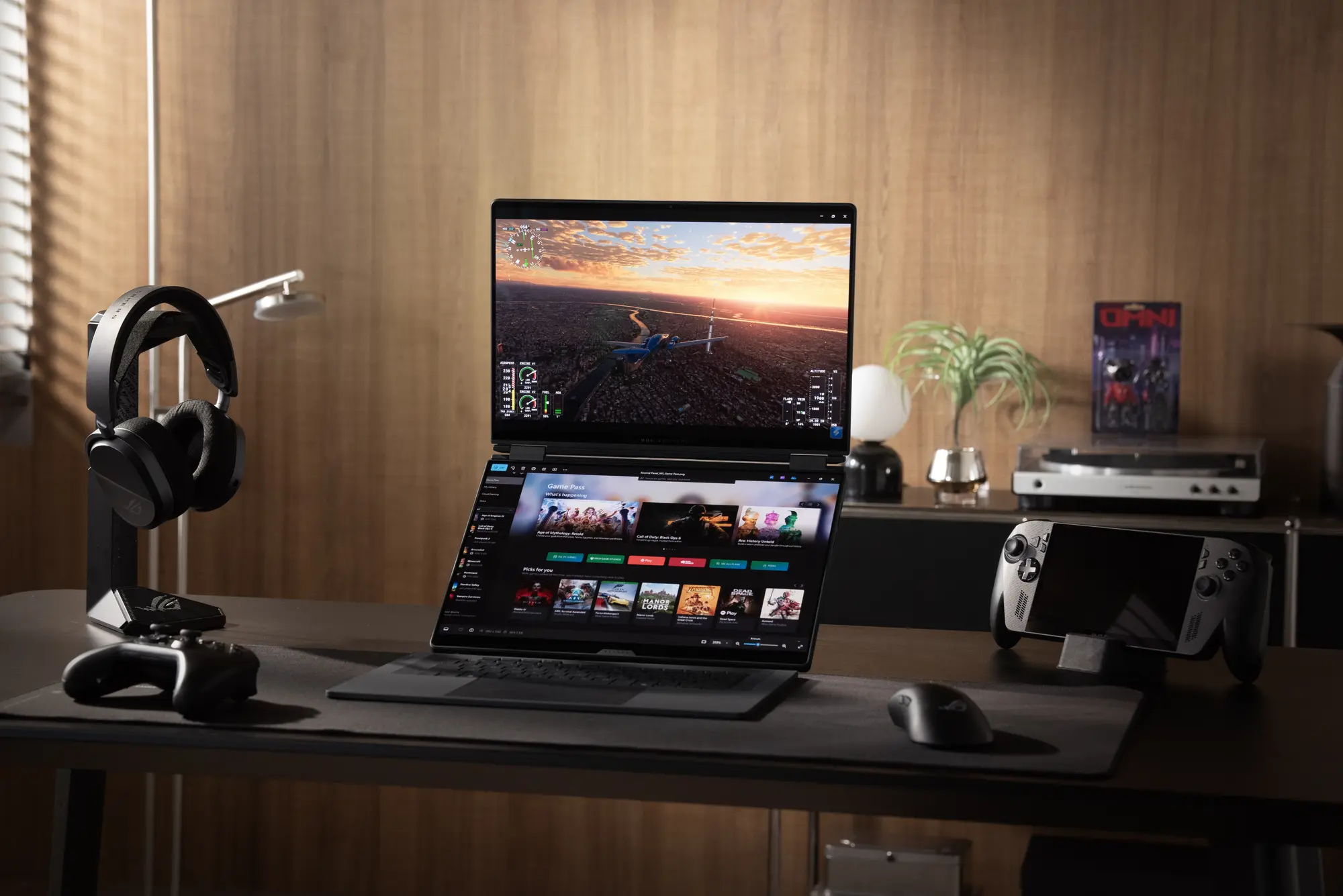 ASUS ROG Zephyrus Duo: il primo laptop gaming con doppio display OLED da 16 pollici