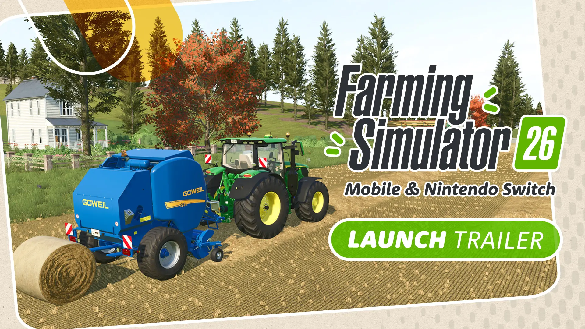 Farming Simulator 26 arriva su Nintendo Switch e dispositivi mobile