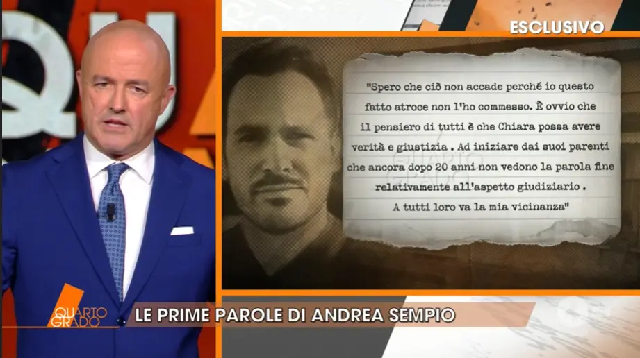 Garlasco, Andrea Sempio respinge ogni accusa: non ho commesso questo fatto atroce