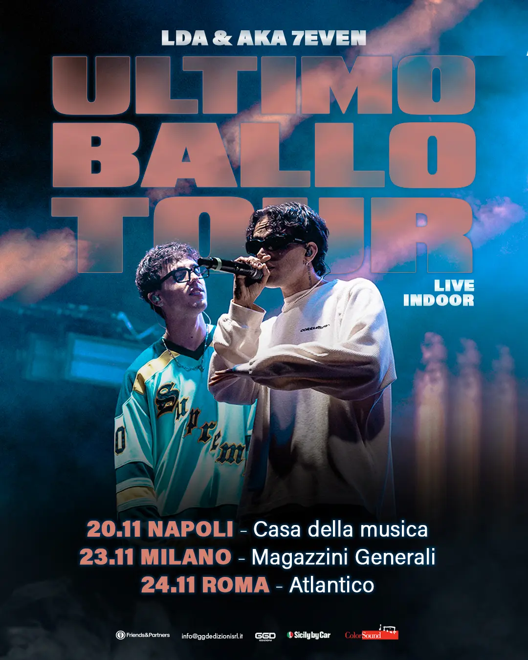 LDA e AKA 7EVEN annunciano le date del loro Ultimo Ballo Tour nei club italiani