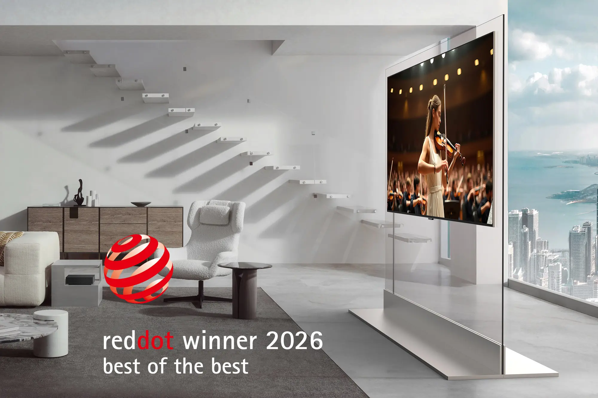 LG domina ai Red Dot Design Award 2026 con 27 premi e il Best of the Best