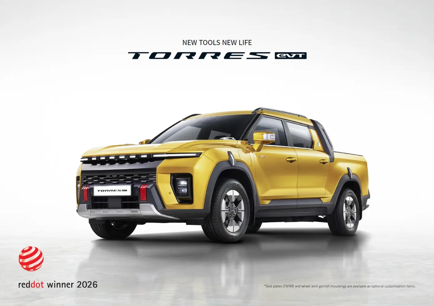 Il pick-up elettrico KGM TORRES EVT premiato con il Red Dot Award 2026