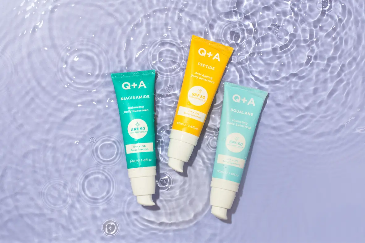 Q+A lancia una nuova linea solare SPF 50 con ingredienti naturali e packaging eco