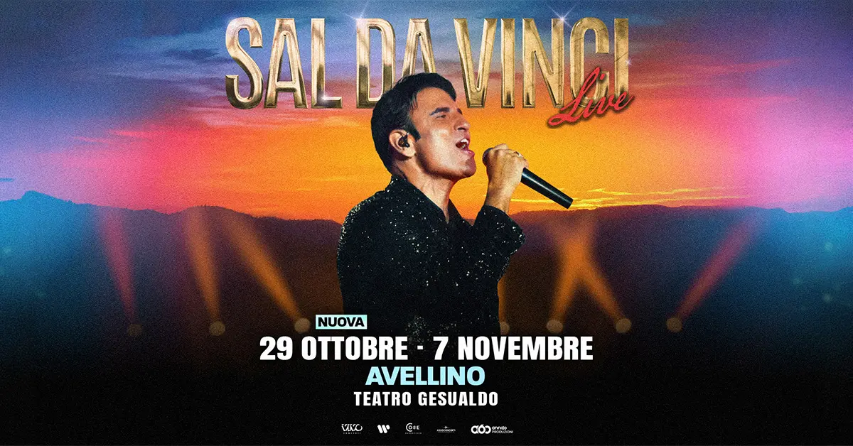 Sal Da Vinci aggiunge una nuova data ad Avellino dopo il trionfo a Sanremo ed Eurovision