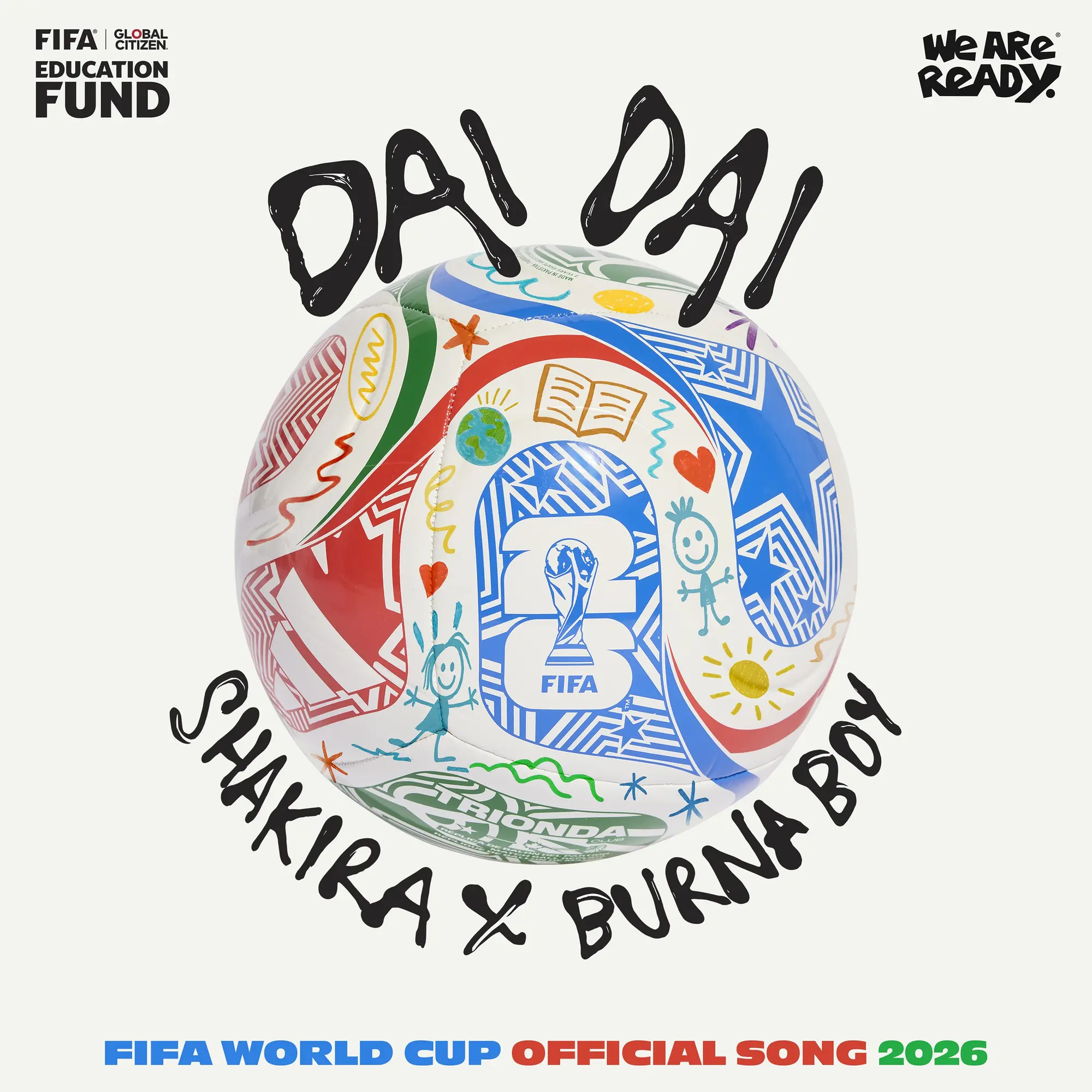 Shakira e Burna Boy insieme per l'inno ufficiale FIFA World Cup 2026: "Dai Dai"