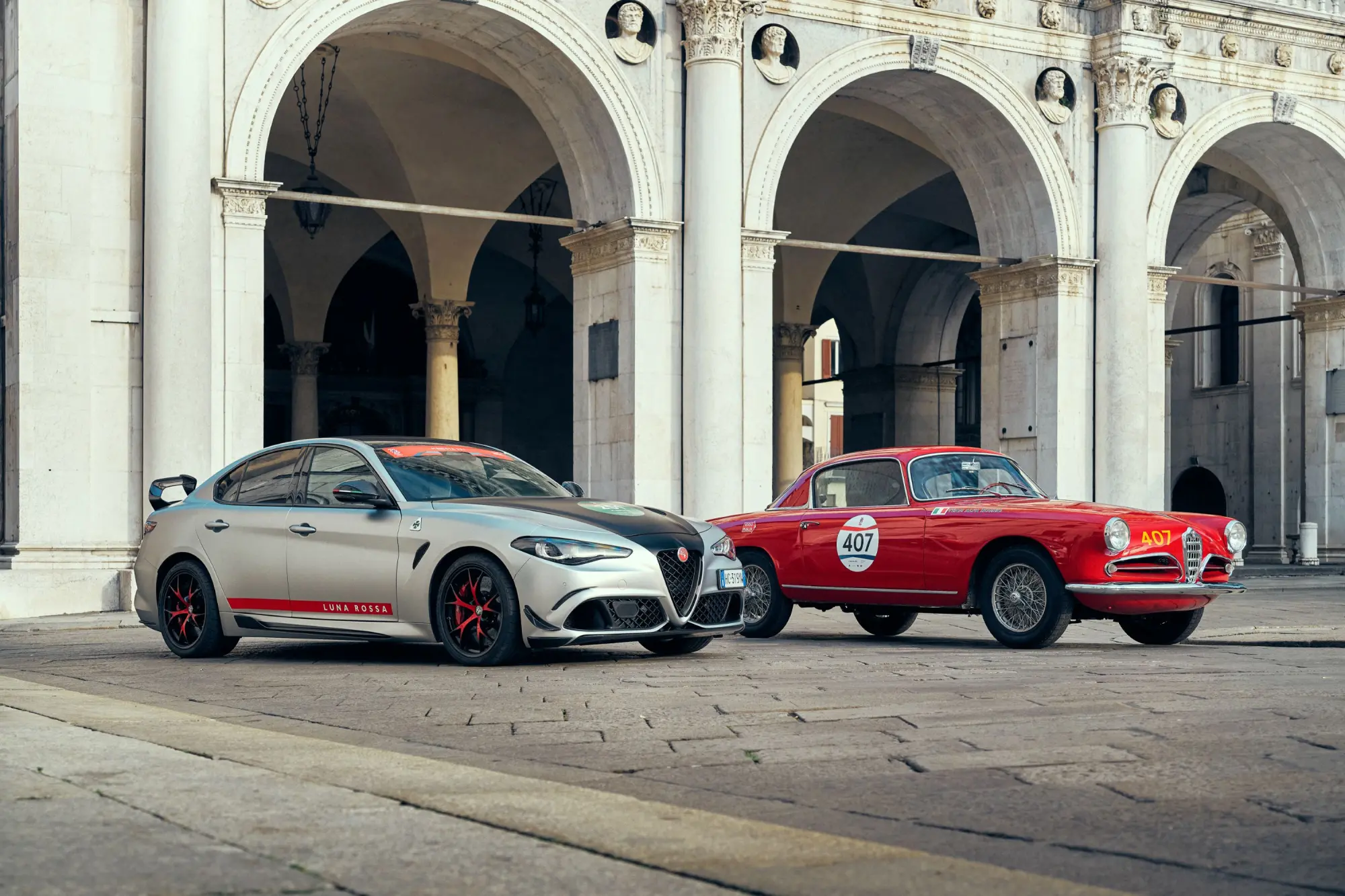 Alfa Romeo protagonista assoluta alla 1000 Miglia 2026 con 50 esemplari e novità Luna Rossa