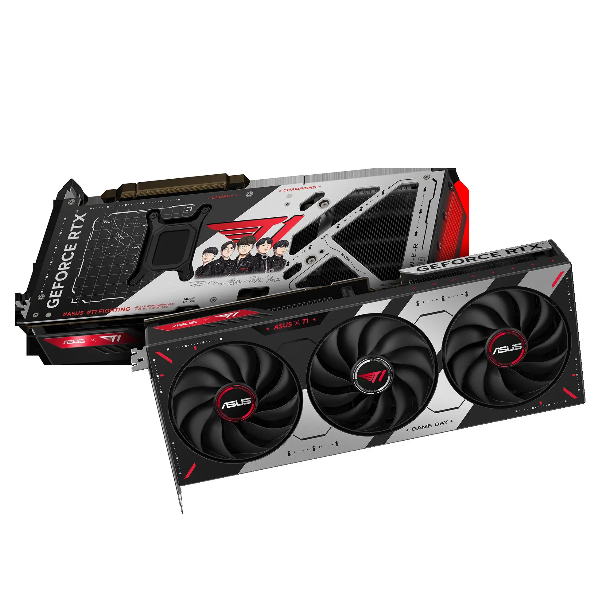 ASUS lancia le nuove schede grafiche RTX T1 in collaborazione con i campioni eSport T1