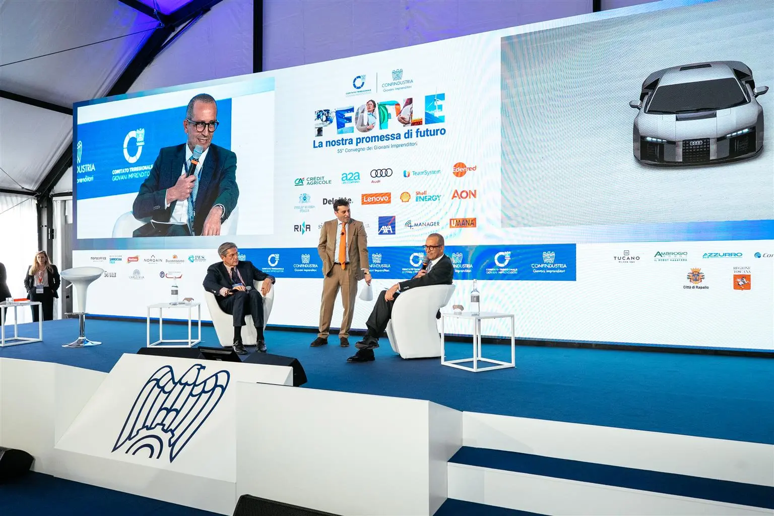 Audi protagonista al Convegno Giovani Imprenditori di Confindustria a Rapallo