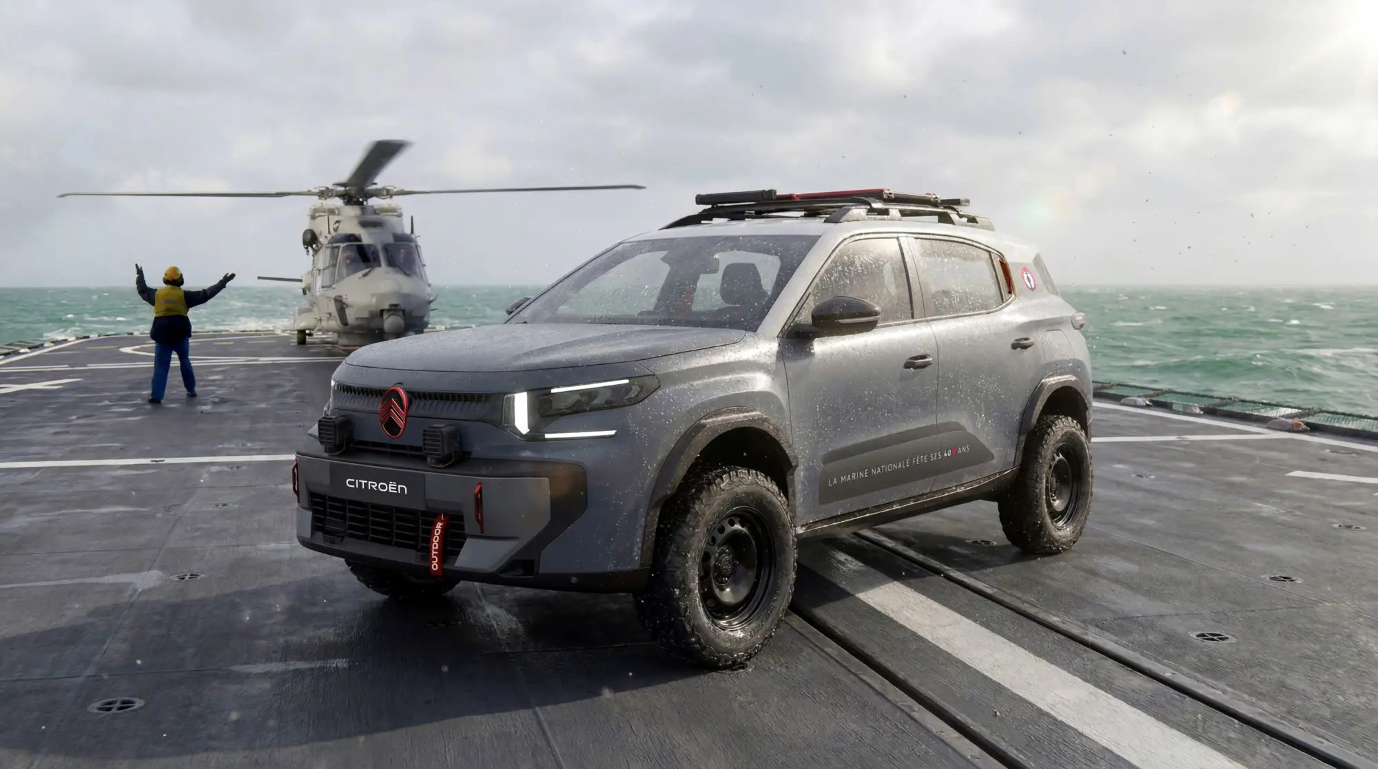 Citroën e Marine nationale celebrano 400 anni con la C3 Aircross unica