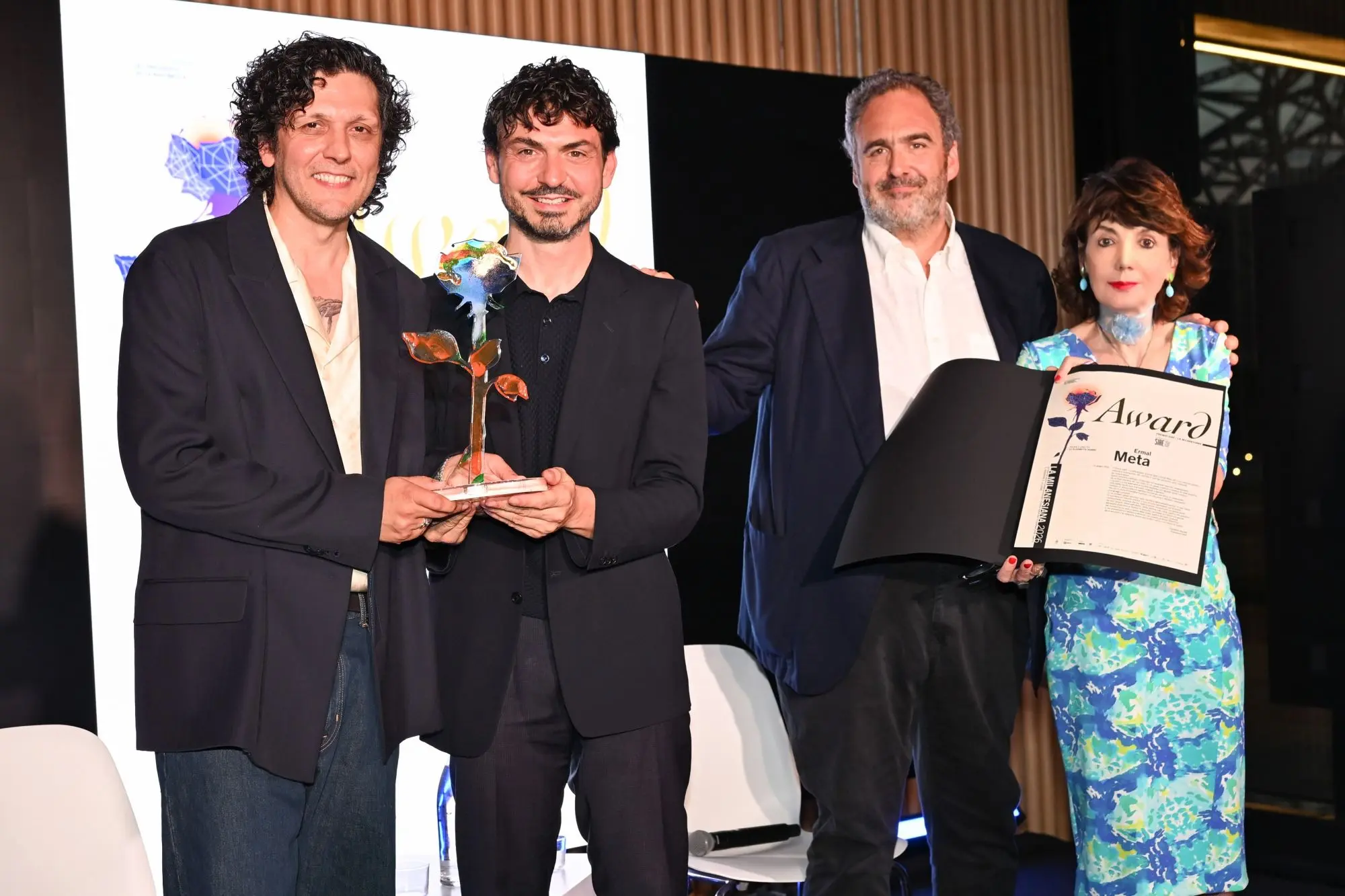Ermal Meta premiato alla Milanesiana con il prestigioso Premio SIAE