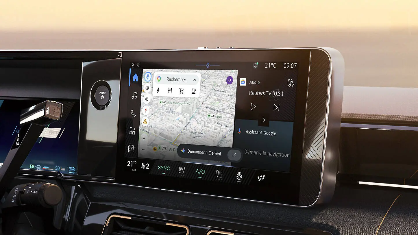 Gemini di Google approda sulle Renault: bordo connesso e interazioni più naturali