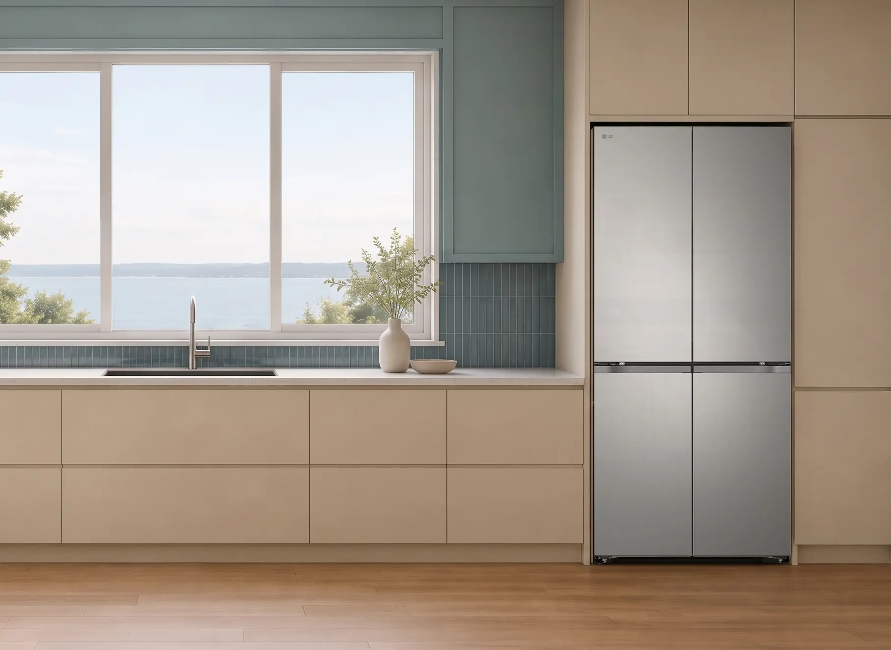 LG lancia in Italia i nuovi frigoriferi Multidoor Slim Fit & Max con Intelligenza Artificiale