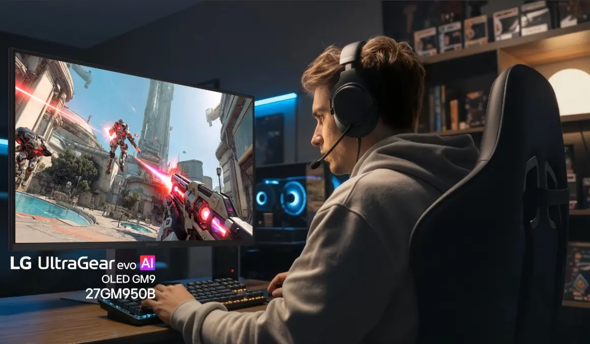 LG UltraGear evo AI 27GM950B: il monitor gaming Hyper Mini LED rivoluziona l'esperienza 5K