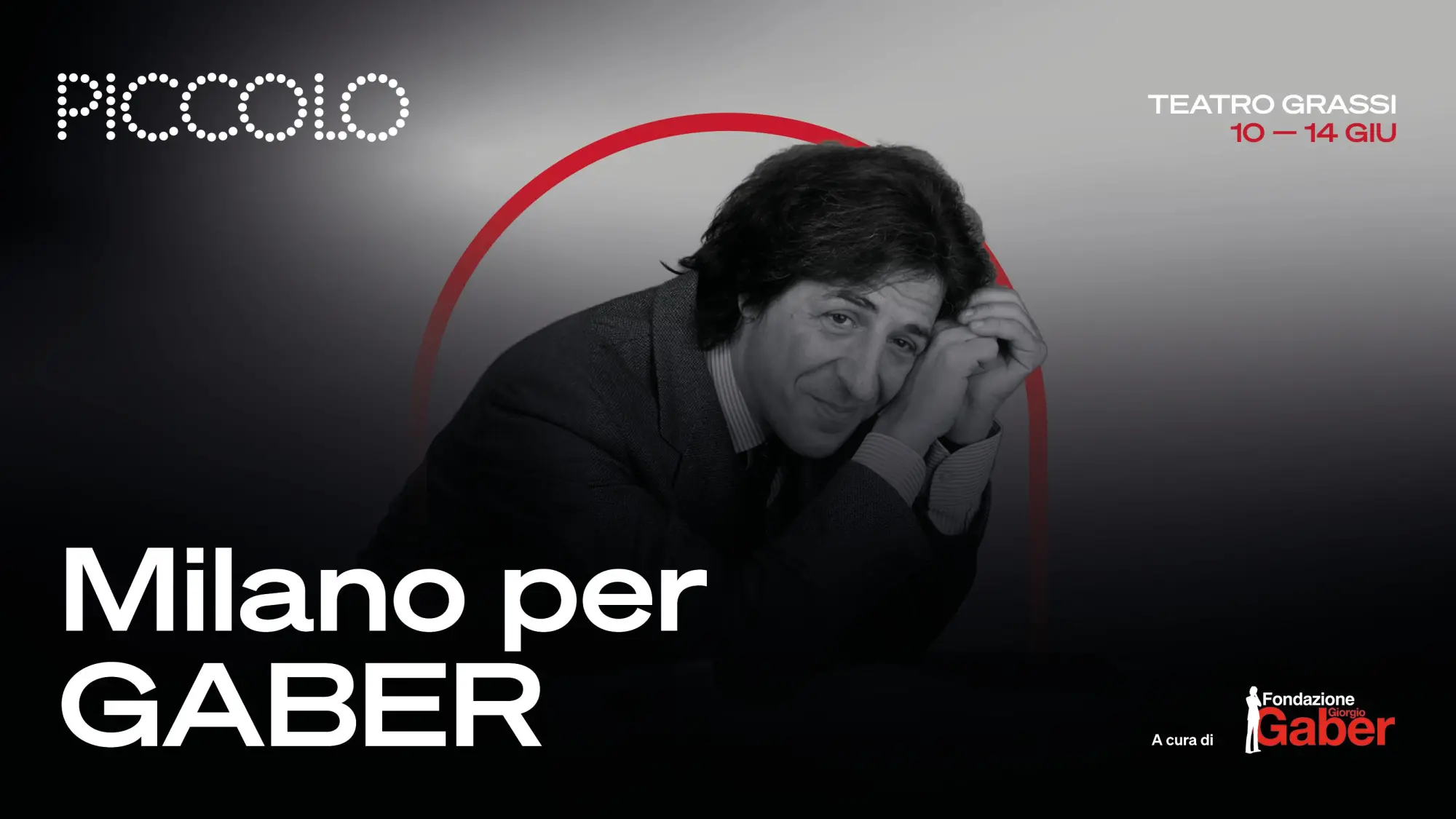 Torna Milano per Gaber: sei appuntamenti al Piccolo Teatro tra musica, teatro e dialoghi