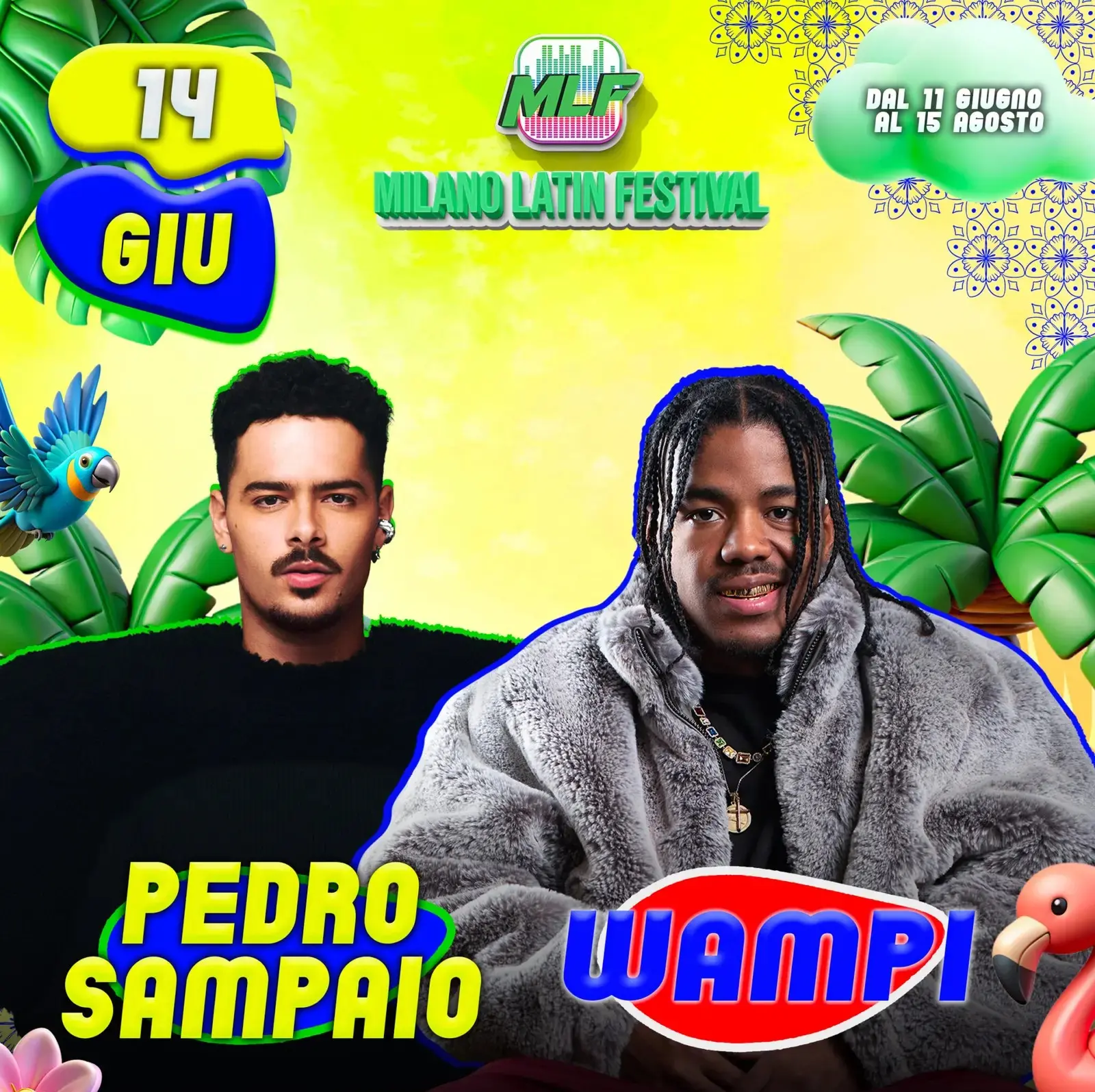 Pedro Sampaio e Wampi accendono il Milano Latin Festival: energia e sonorità urban dal vivo