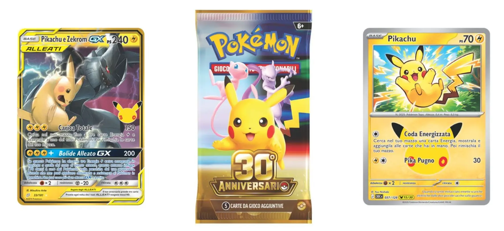 Pokémon celebra il 30° anniversario con una speciale espansione mondiale del GCC