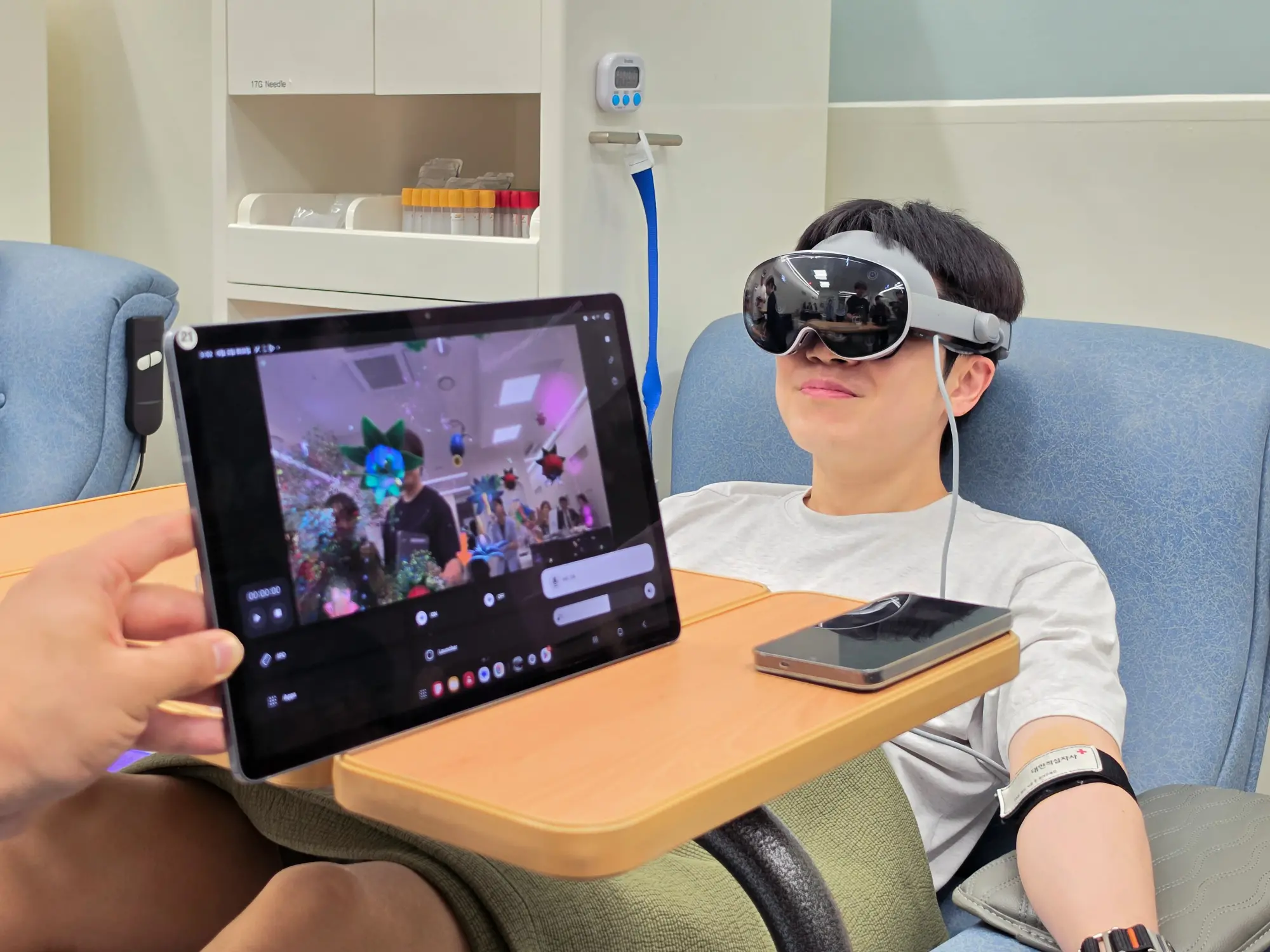 Samsung Galaxy XR rivoluziona la donazione del sangue con esperienze immersive