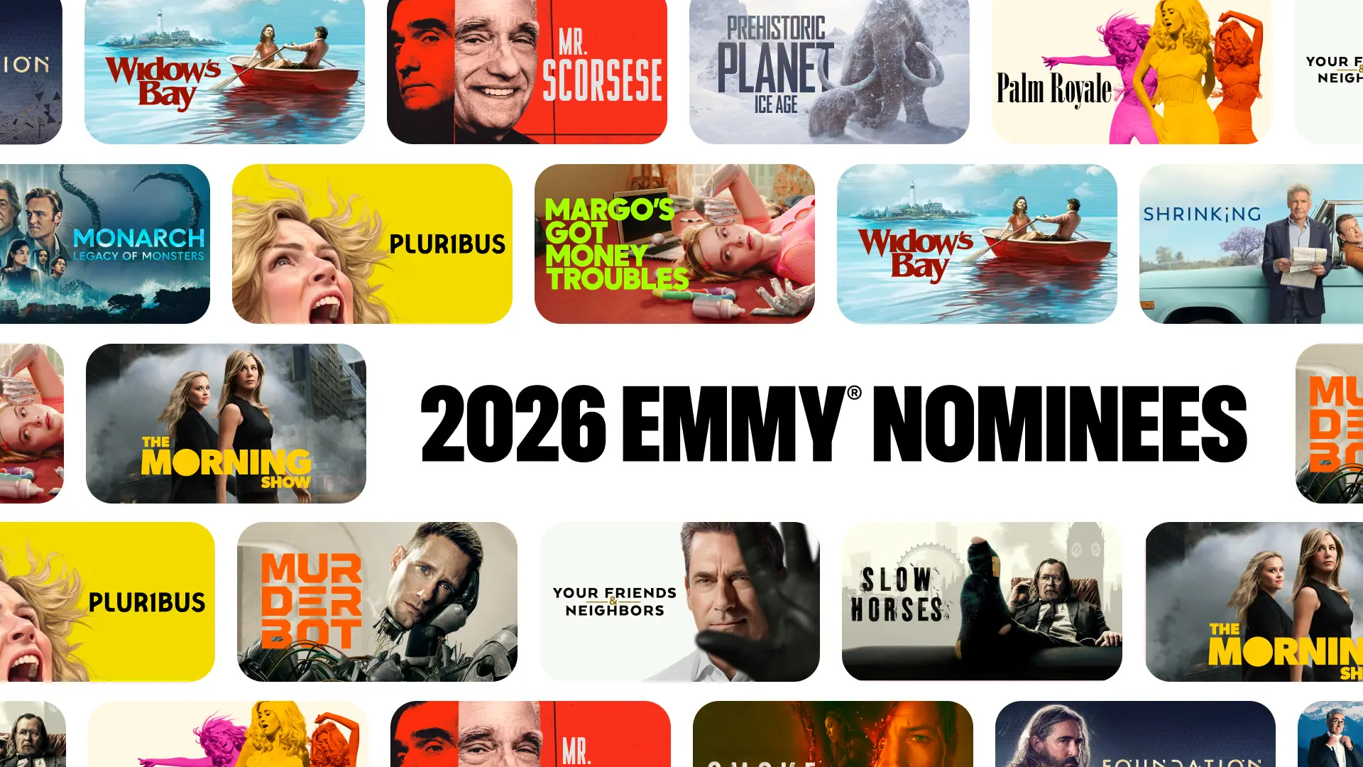 Apple TV domina agli Emmy 2026 con record di 89 nomination