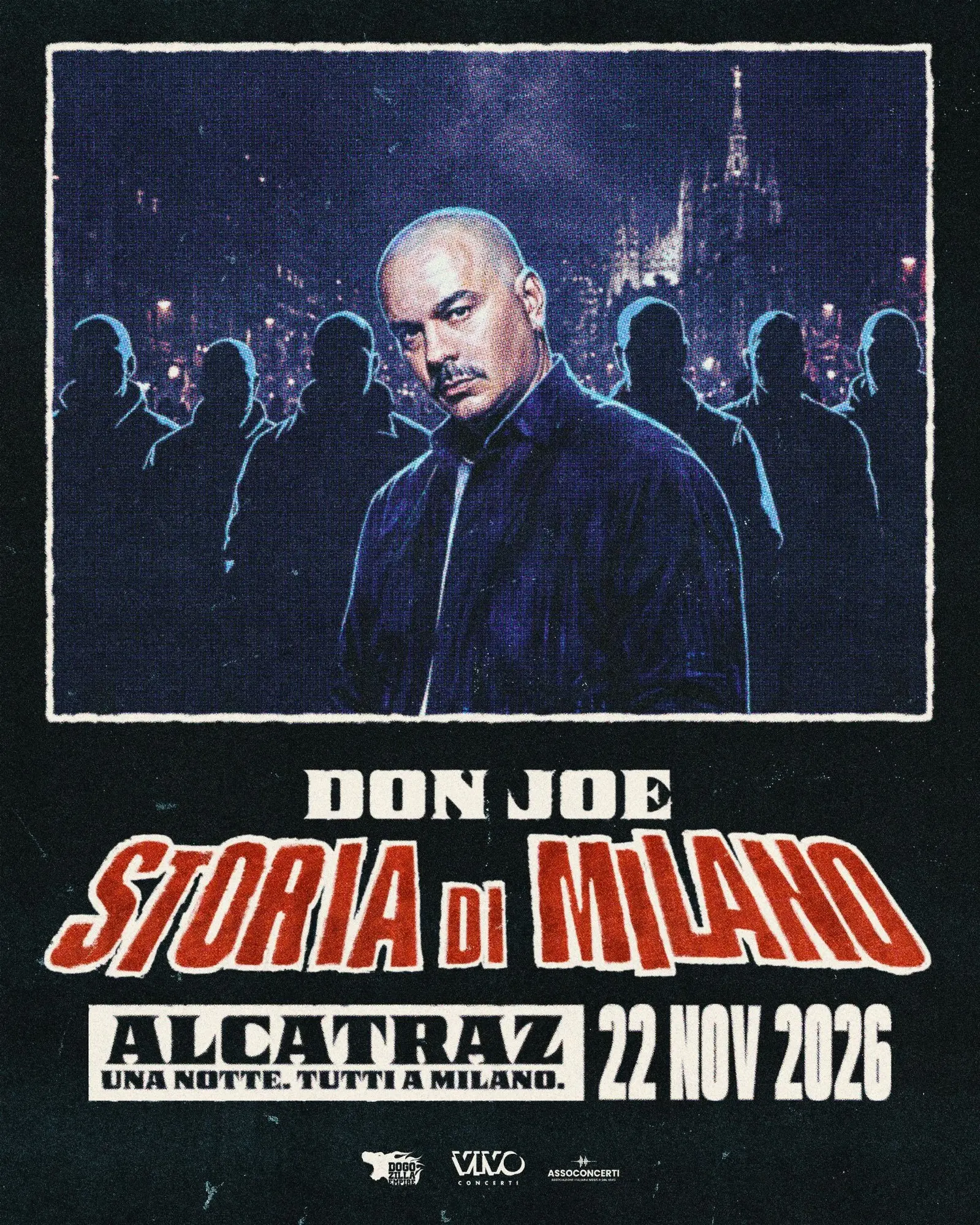 Don Joe annuncia un concerto storico: il 22 novembre 2026 all'Alcatraz di Milano