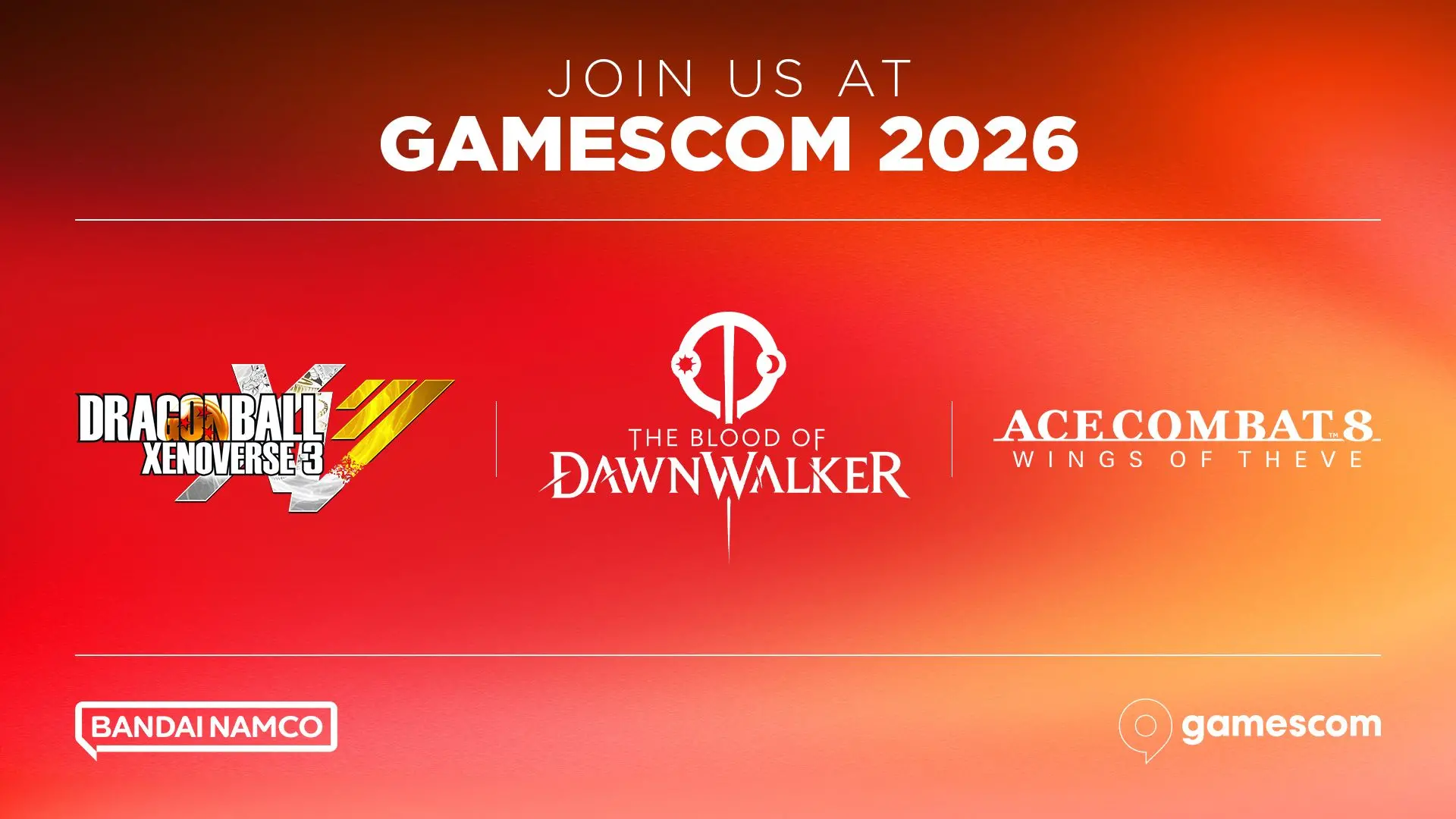 Bandai Namco porta Ace Combat 8, Dragon Ball Xenoverse 3 e The Blood of Dawnwalker giocabili a gamescom 2026