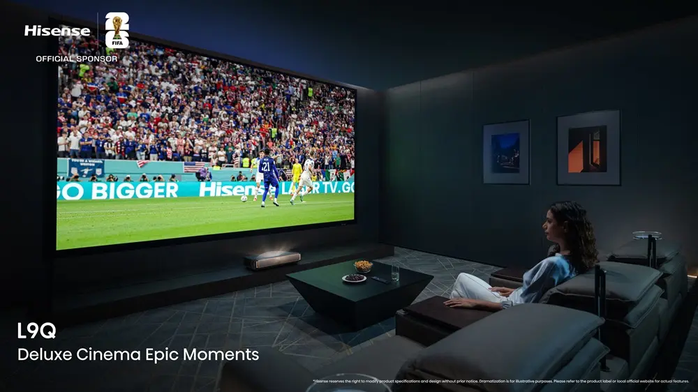 Hisense trasforma l'esperienza domestica per la FIFA World Cup 2026 con i nuovi proiettori Laser