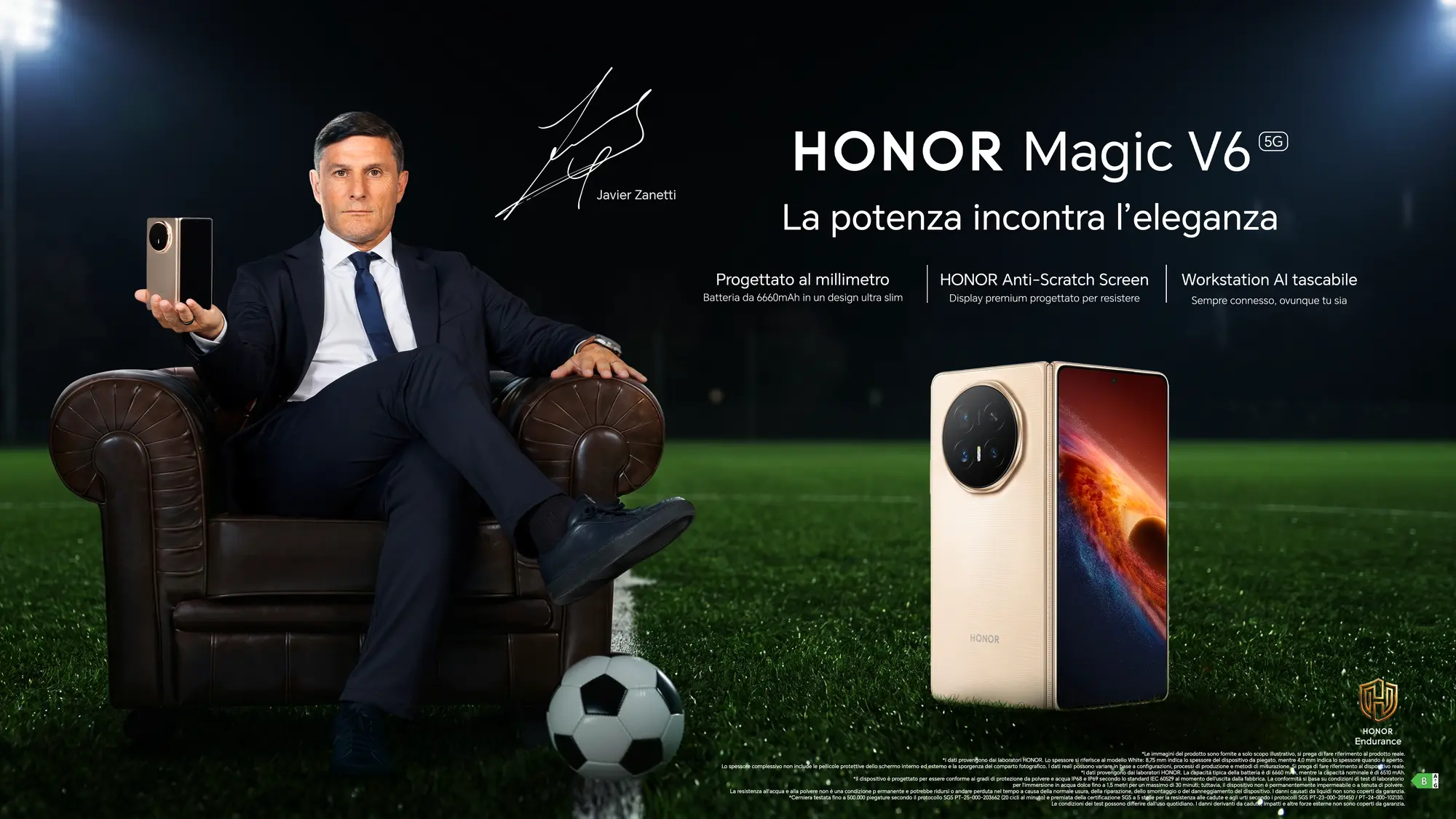 HONOR Magic V6 arriva in Italia: il foldable più sottile con AI avanzata e batteria top