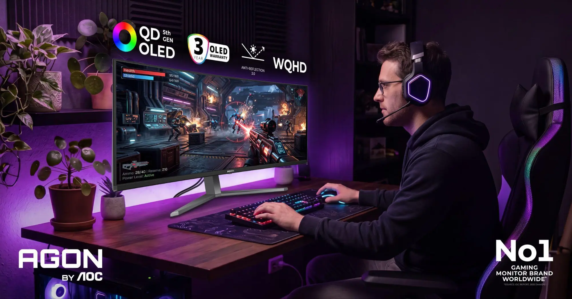 AGON by AOC torna a Gamescom 2026: i nuovi monitor OLED ridefiniscono il gaming
