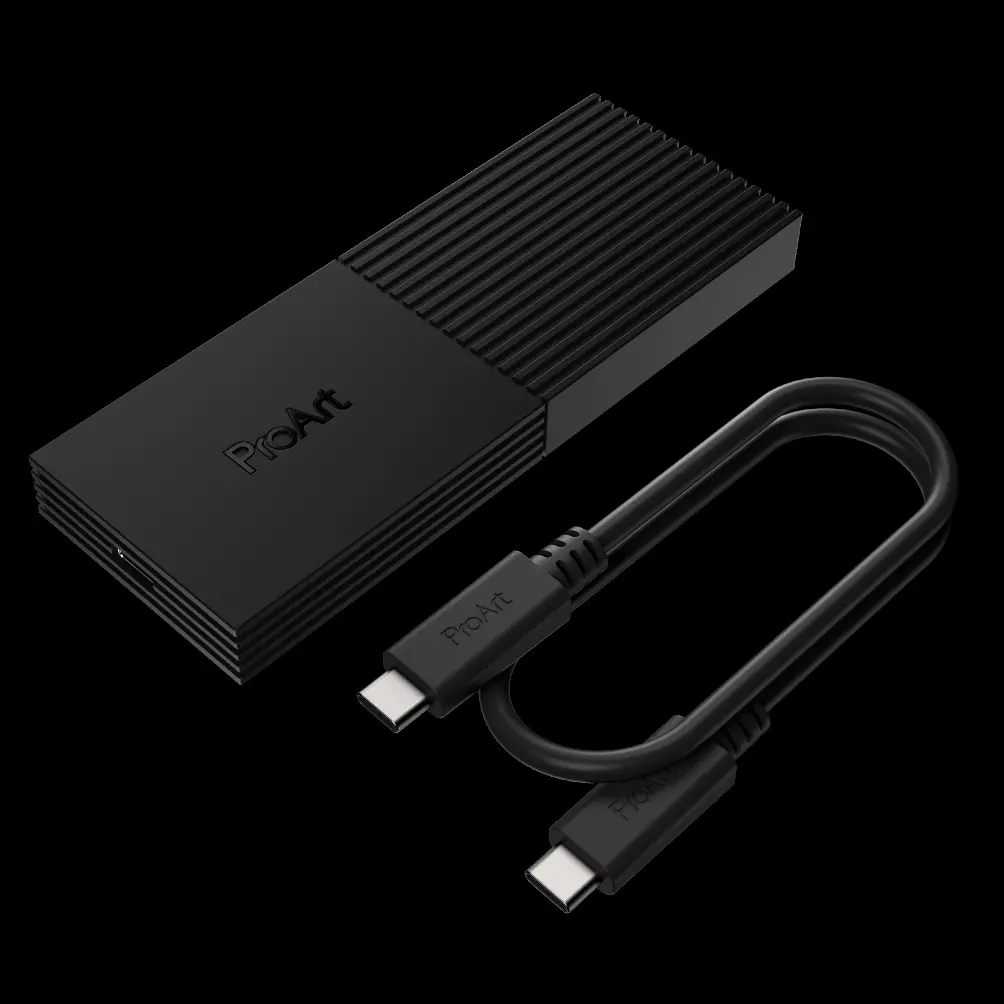 ASUS presenta ProArt PA40SU, case esterno SSD USB4 per professionisti e creator