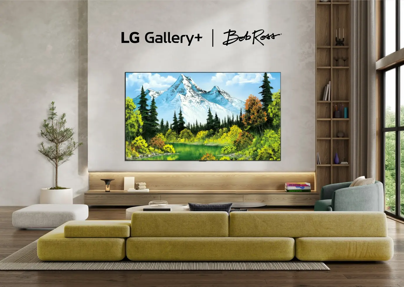 La Bob Ross Gallery Collection trasforma il TV LG in una galleria d'arte