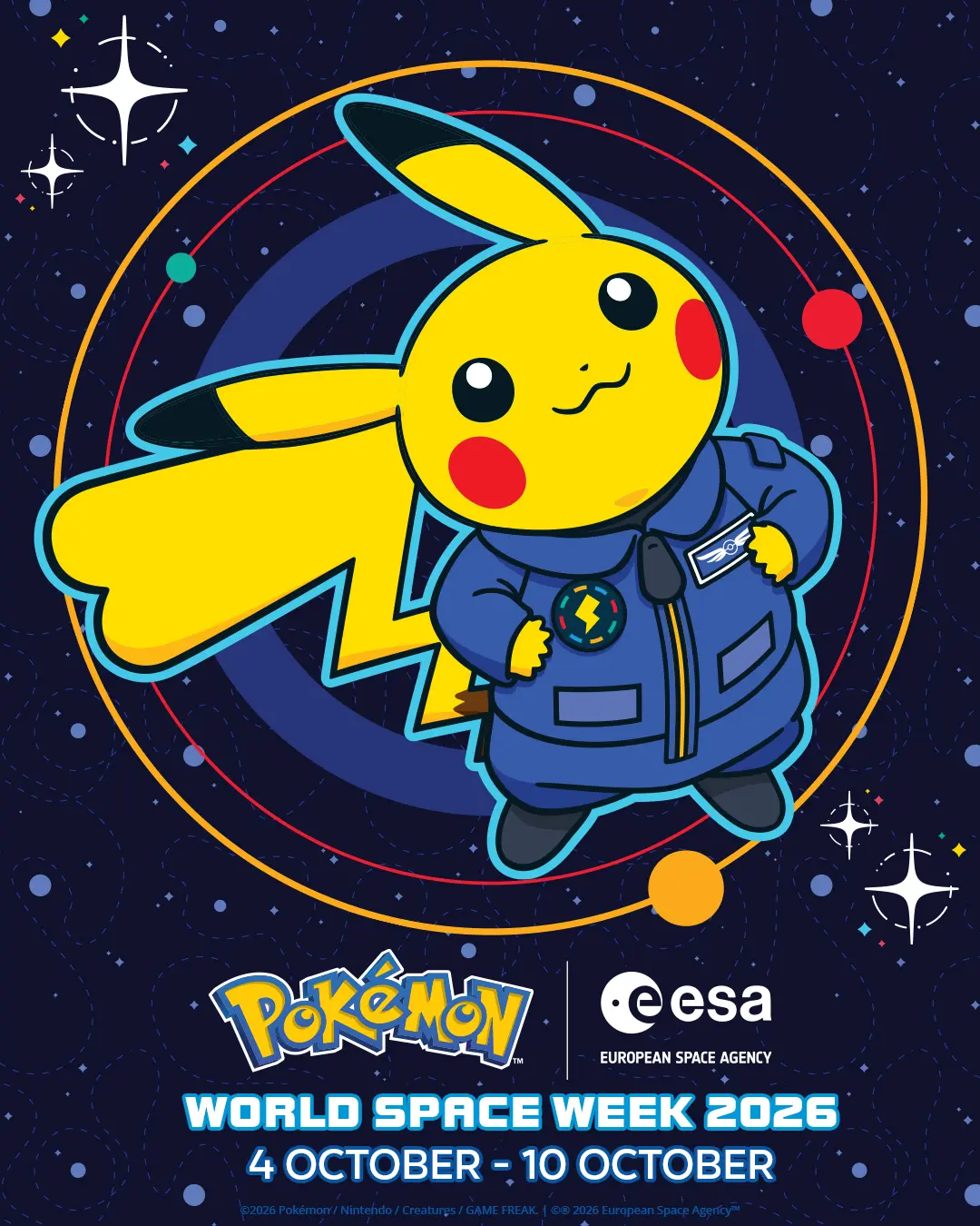 ESA e Pokémon insieme per ispirare giovani esploratori nello spazio