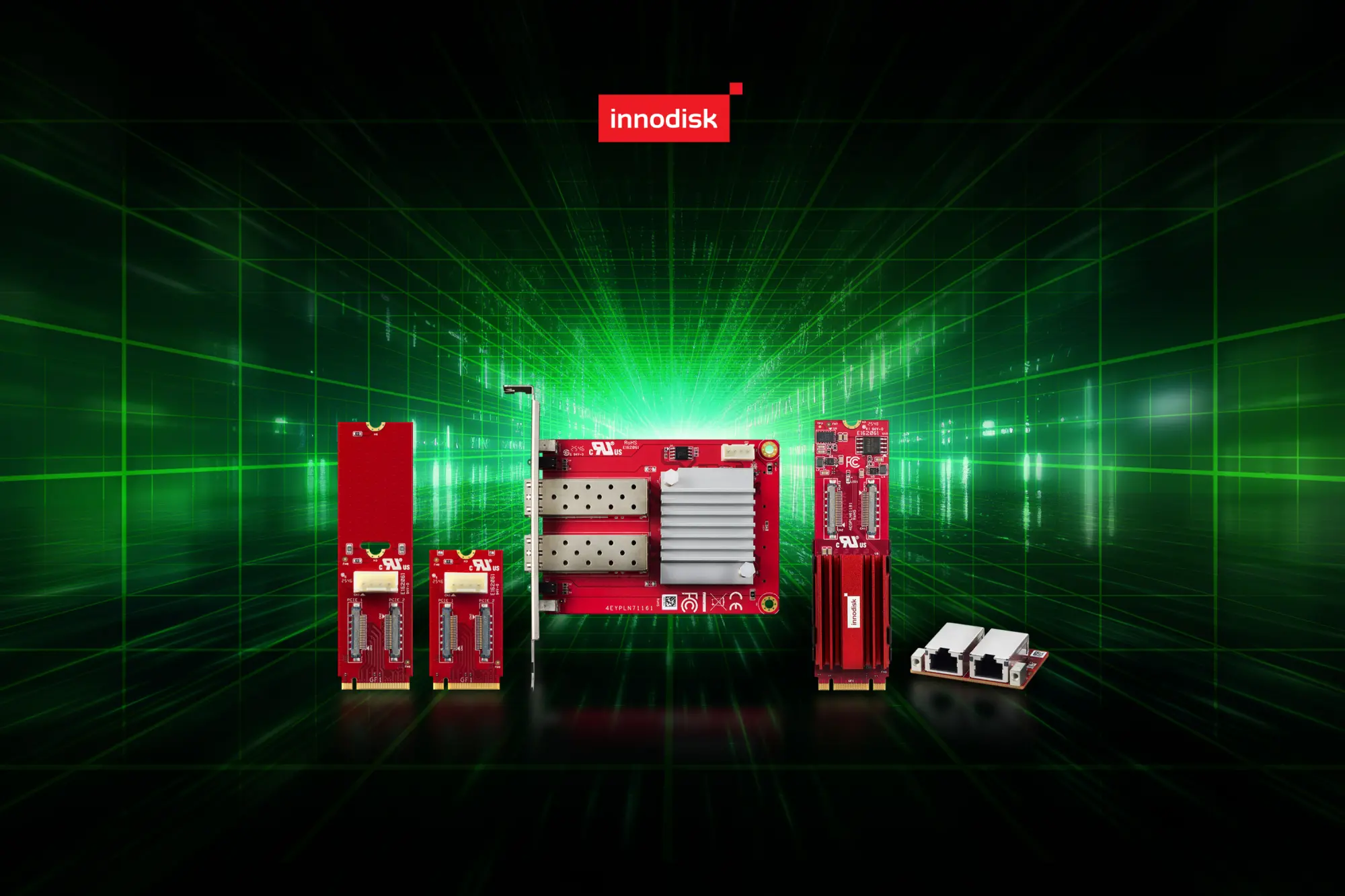 Innodisk presenta la serie LAN 10GbE per reti Edge AI ad alta velocità