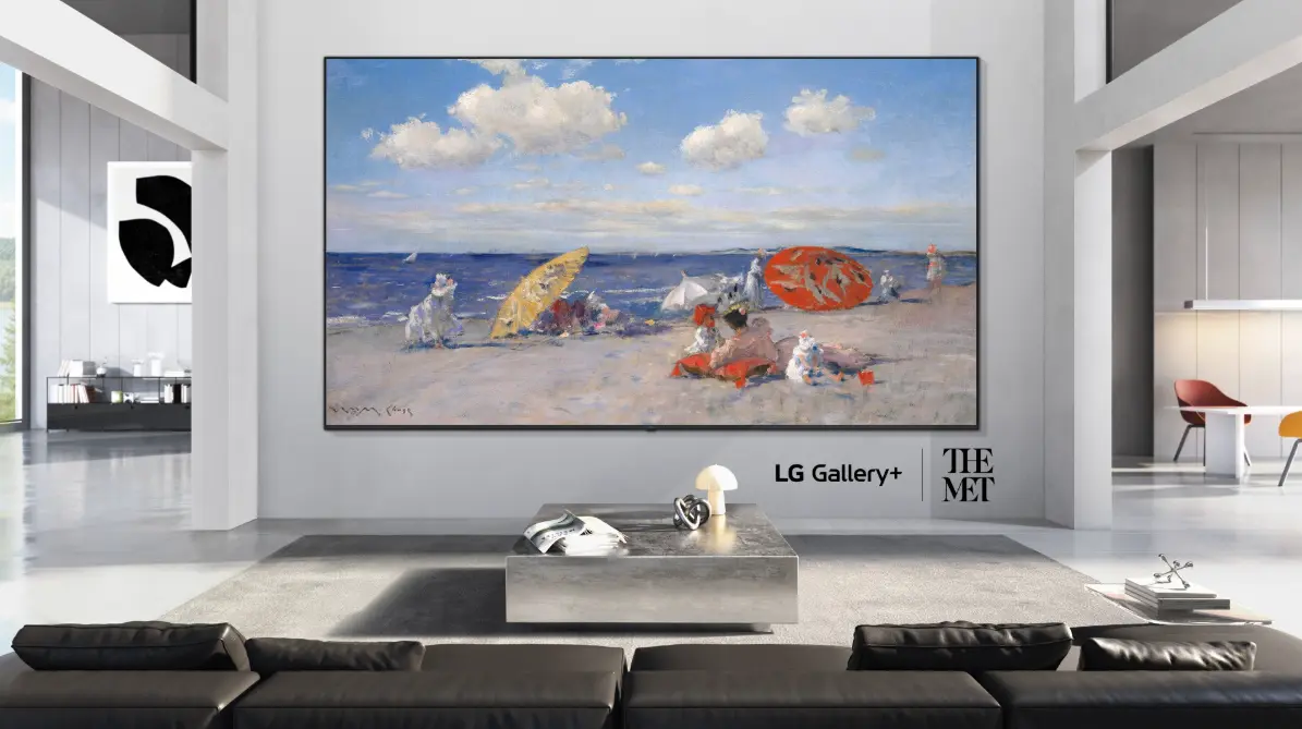 LG trasforma i TV in gallerie d'arte: le opere del Met arrivano in salotto