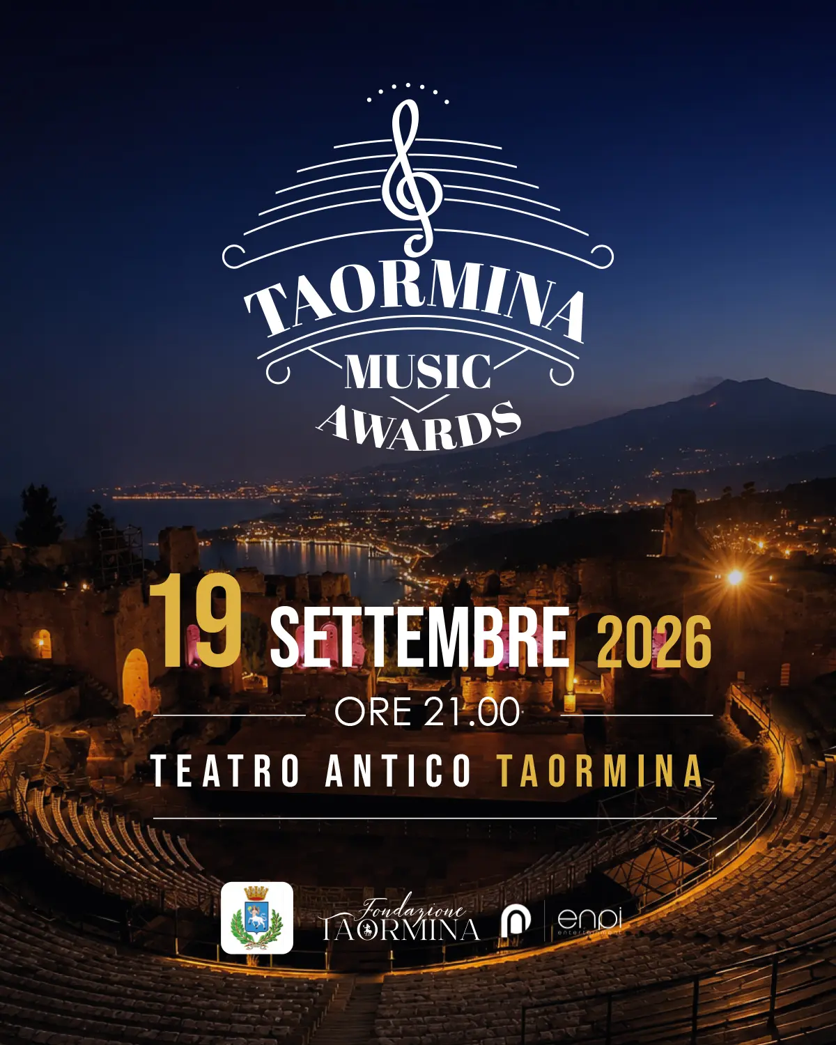 Nascono i Taormina Music Awards: una nuova notte di grandi emozioni al Teatro Antico